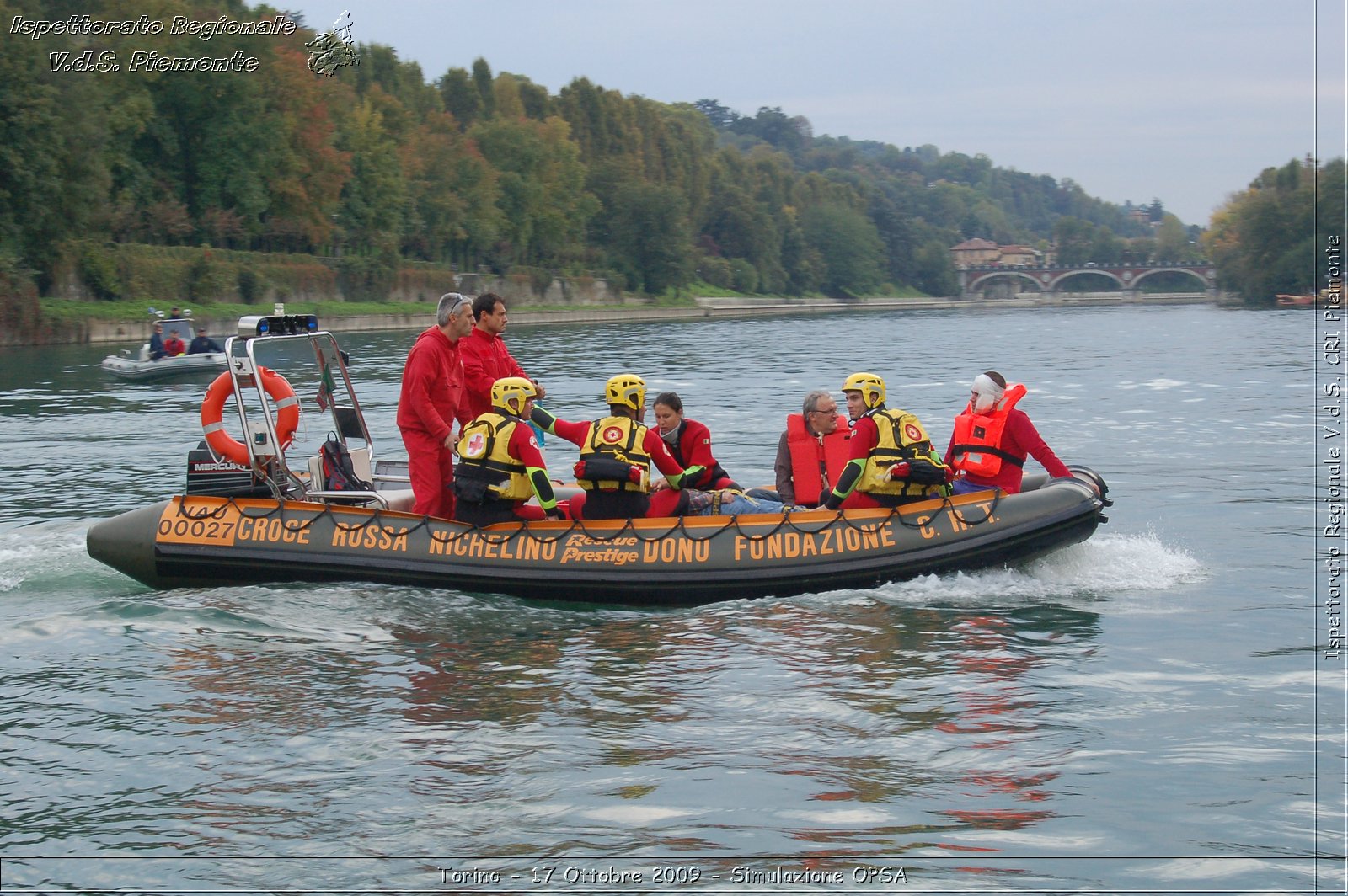 Torino - 17 Ottobre 2009 - Simulazione OPSA -  Croce Rossa Italiana - Ispettorato Regionale Volontari del Soccorso Piemonte