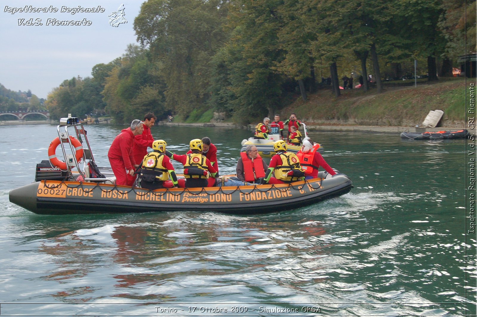 Torino - 17 Ottobre 2009 - Simulazione OPSA -  Croce Rossa Italiana - Ispettorato Regionale Volontari del Soccorso Piemonte