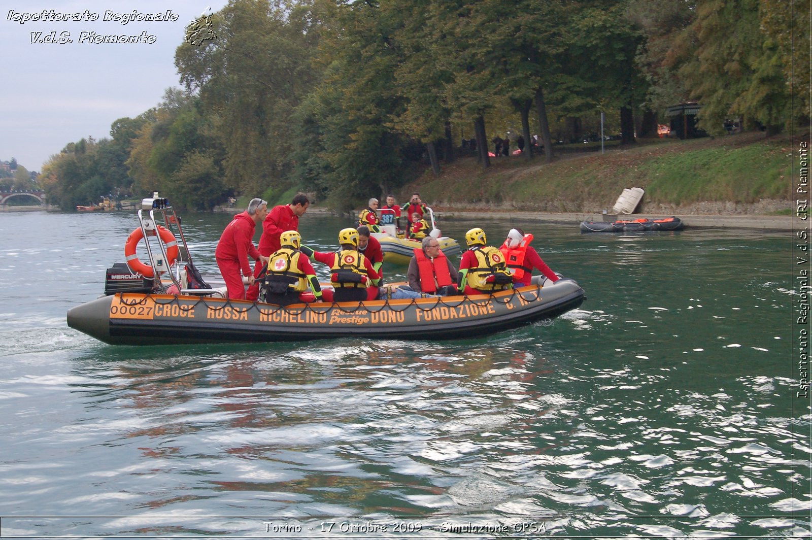 Torino - 17 Ottobre 2009 - Simulazione OPSA -  Croce Rossa Italiana - Ispettorato Regionale Volontari del Soccorso Piemonte