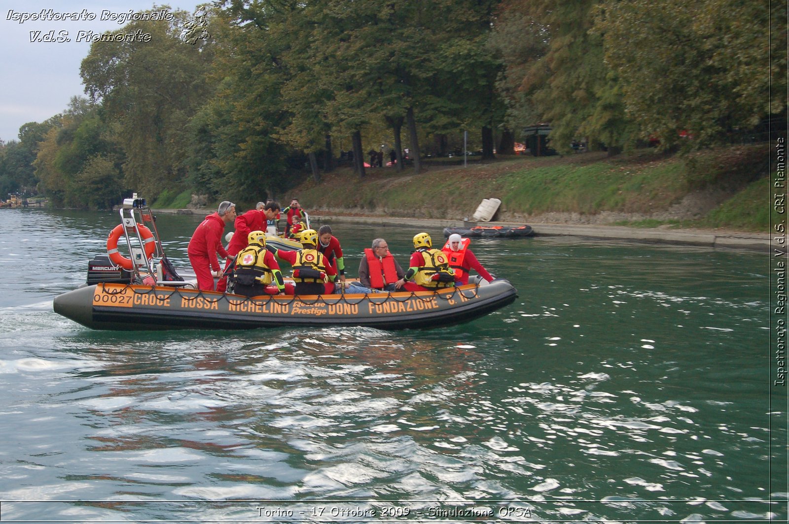 Torino - 17 Ottobre 2009 - Simulazione OPSA -  Croce Rossa Italiana - Ispettorato Regionale Volontari del Soccorso Piemonte