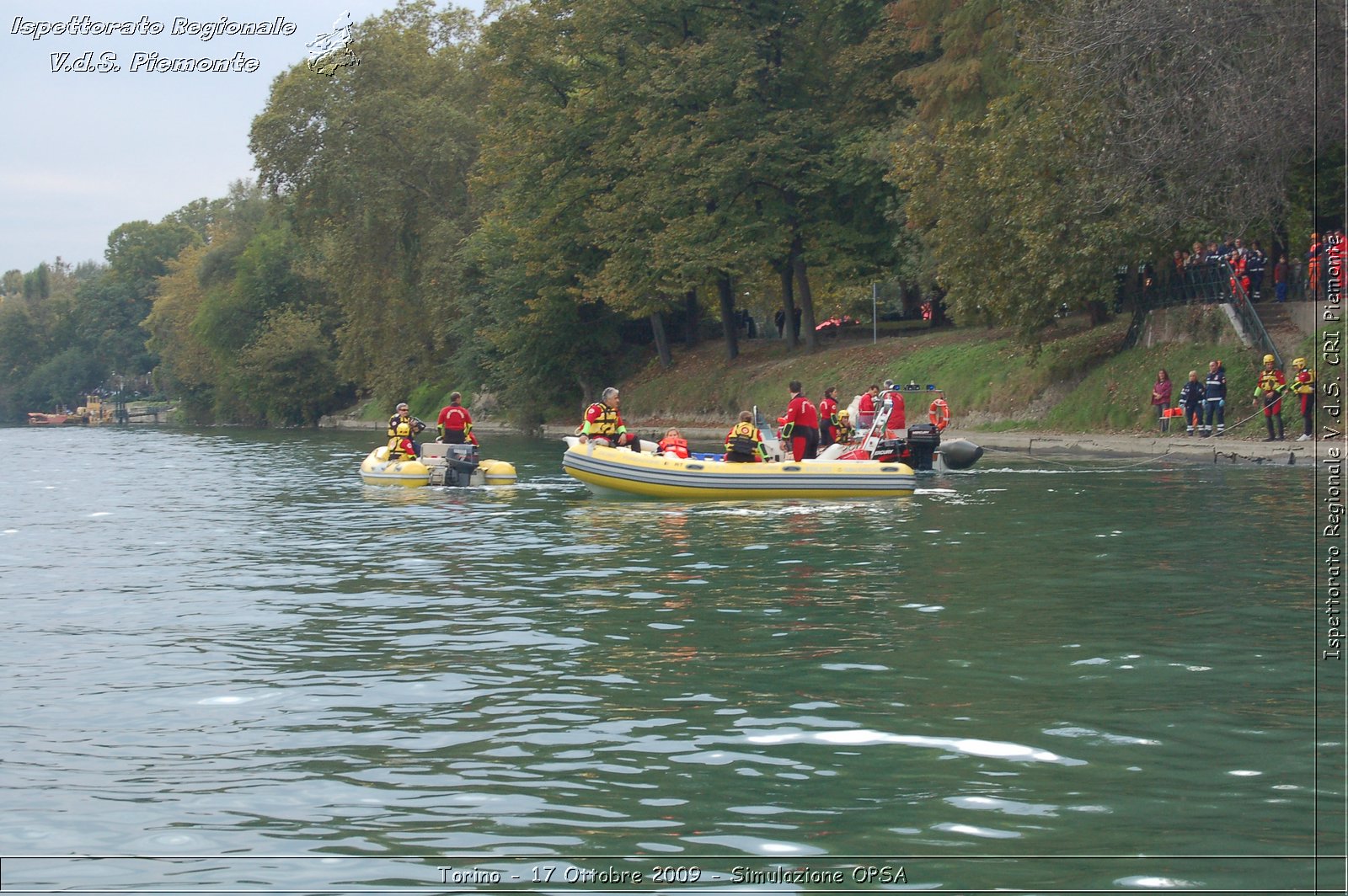 Torino - 17 Ottobre 2009 - Simulazione OPSA -  Croce Rossa Italiana - Ispettorato Regionale Volontari del Soccorso Piemonte