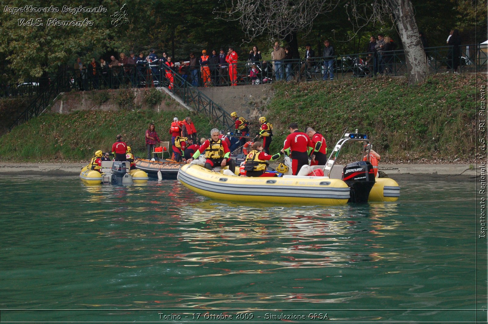 Torino - 17 Ottobre 2009 - Simulazione OPSA -  Croce Rossa Italiana - Ispettorato Regionale Volontari del Soccorso Piemonte