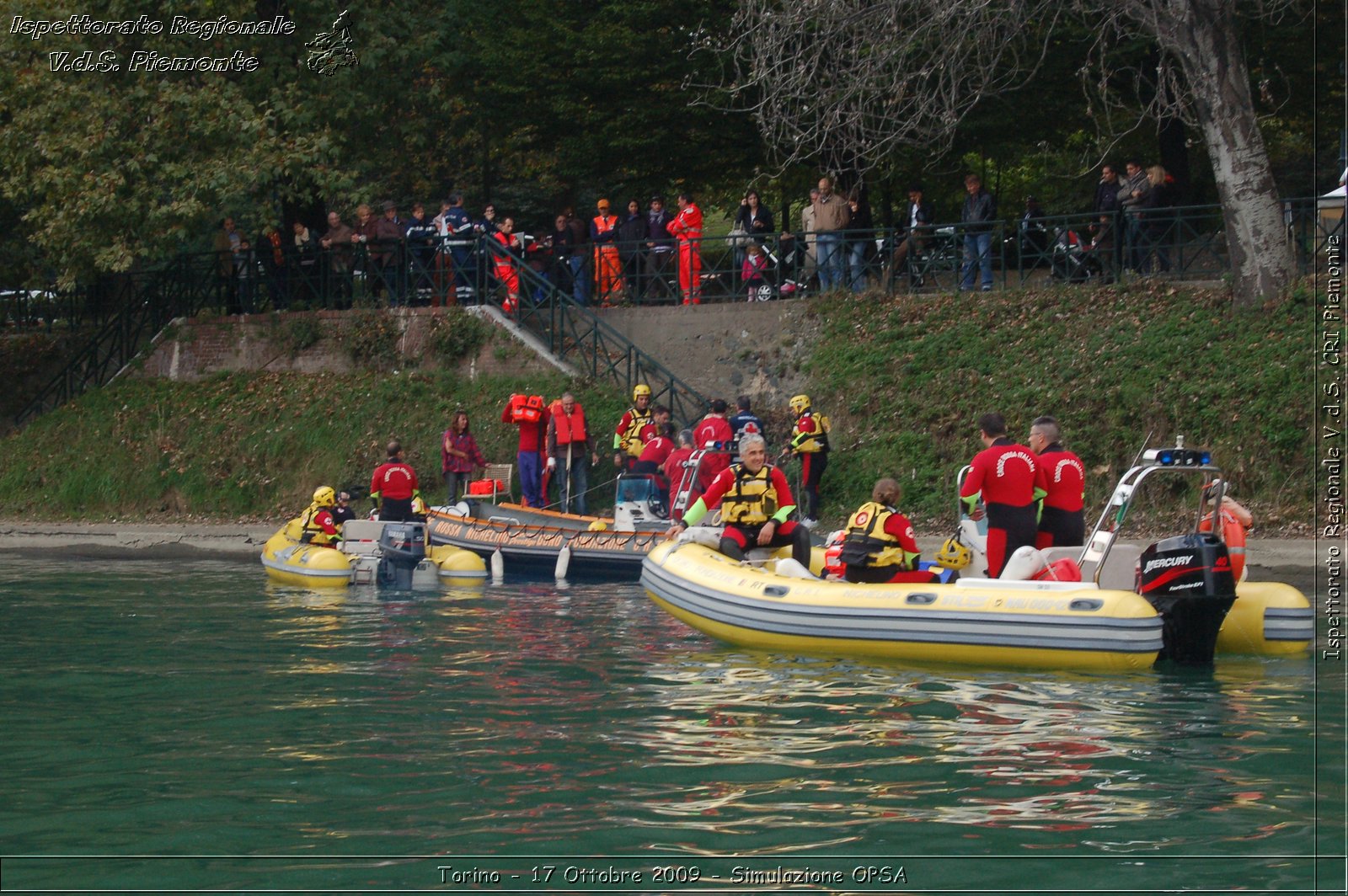 Torino - 17 Ottobre 2009 - Simulazione OPSA -  Croce Rossa Italiana - Ispettorato Regionale Volontari del Soccorso Piemonte