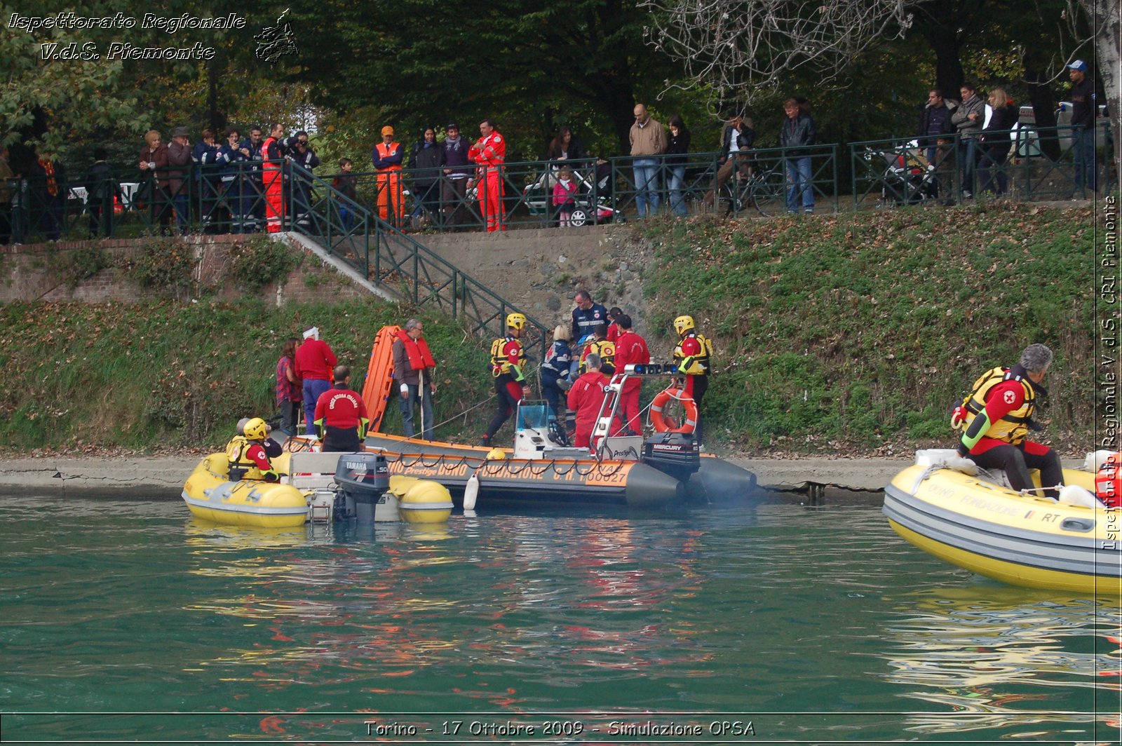 Torino - 17 Ottobre 2009 - Simulazione OPSA -  Croce Rossa Italiana - Ispettorato Regionale Volontari del Soccorso Piemonte