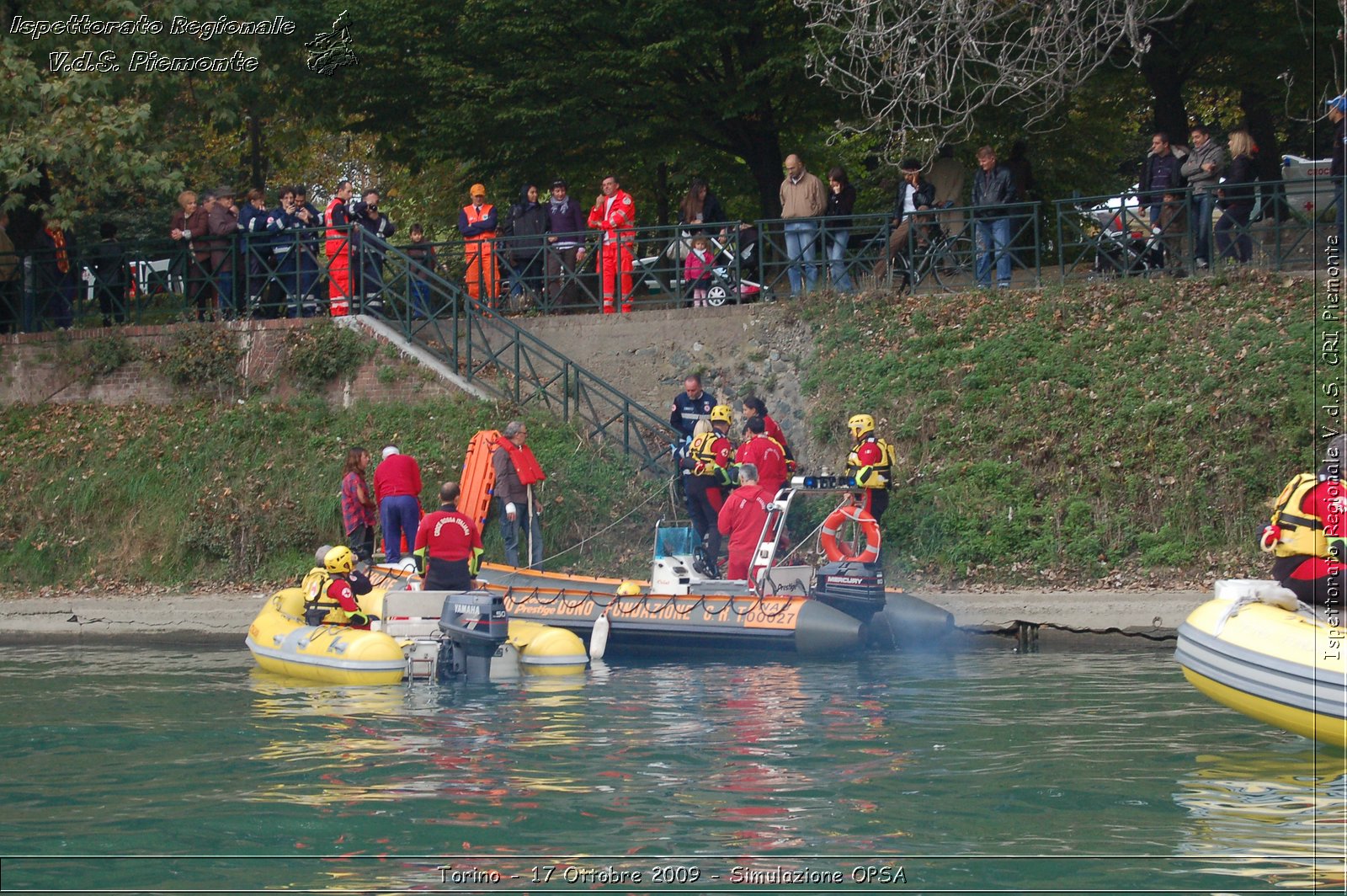 Torino - 17 Ottobre 2009 - Simulazione OPSA -  Croce Rossa Italiana - Ispettorato Regionale Volontari del Soccorso Piemonte