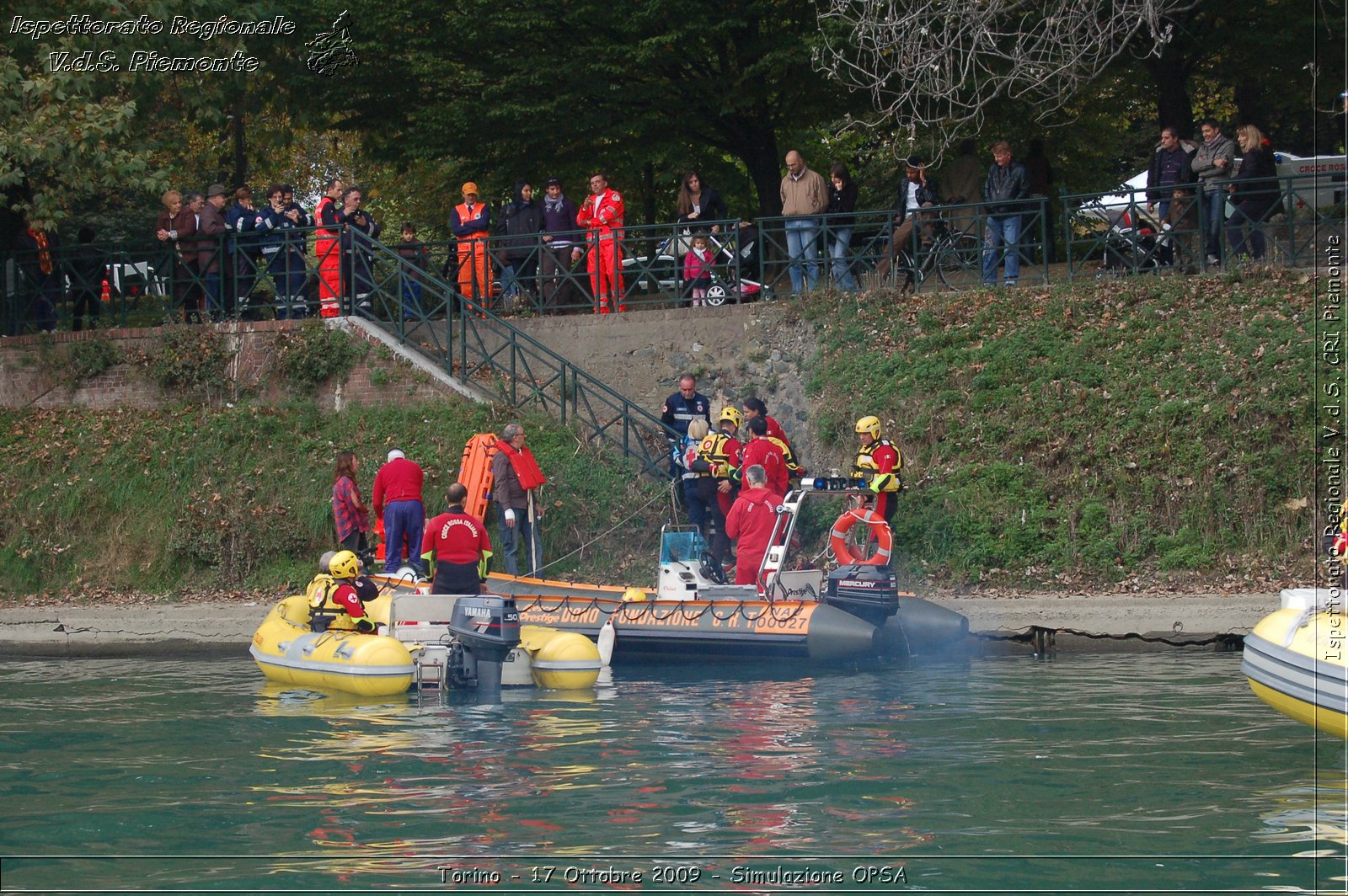 Torino - 17 Ottobre 2009 - Simulazione OPSA -  Croce Rossa Italiana - Ispettorato Regionale Volontari del Soccorso Piemonte