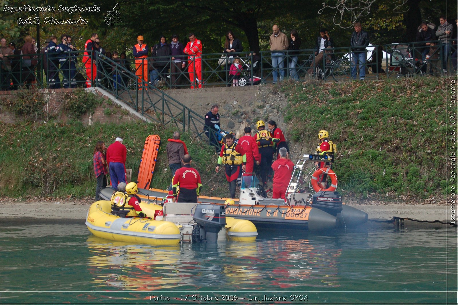 Torino - 17 Ottobre 2009 - Simulazione OPSA -  Croce Rossa Italiana - Ispettorato Regionale Volontari del Soccorso Piemonte