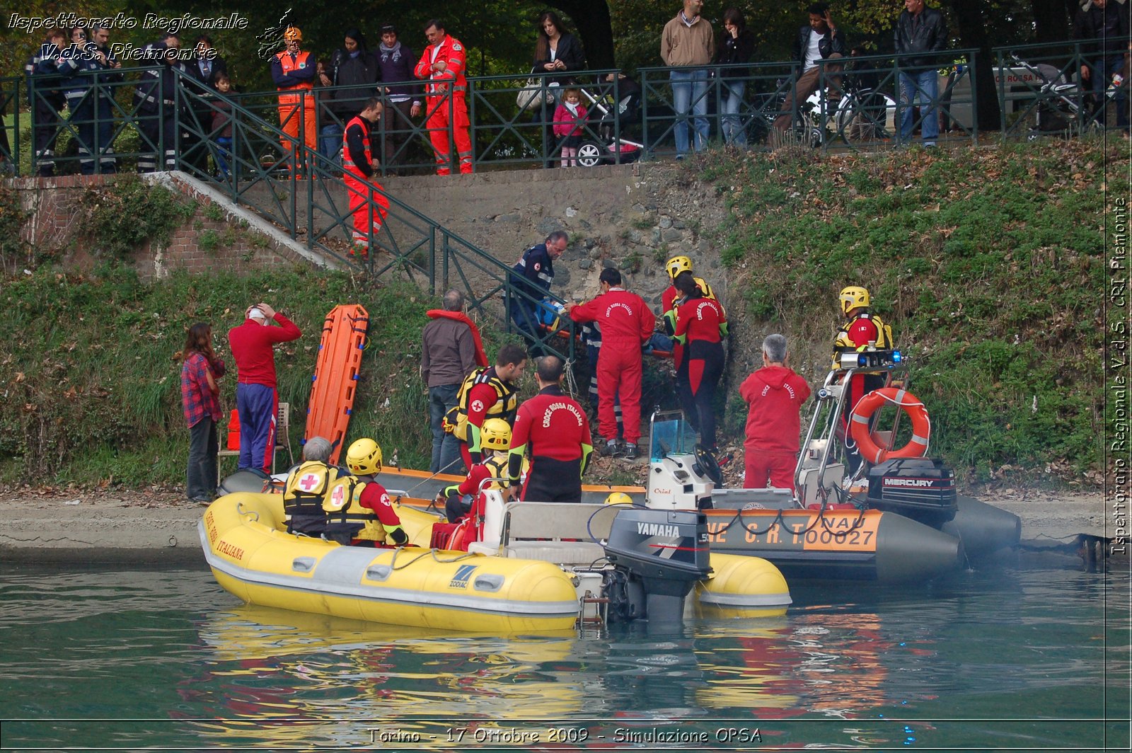 Torino - 17 Ottobre 2009 - Simulazione OPSA -  Croce Rossa Italiana - Ispettorato Regionale Volontari del Soccorso Piemonte