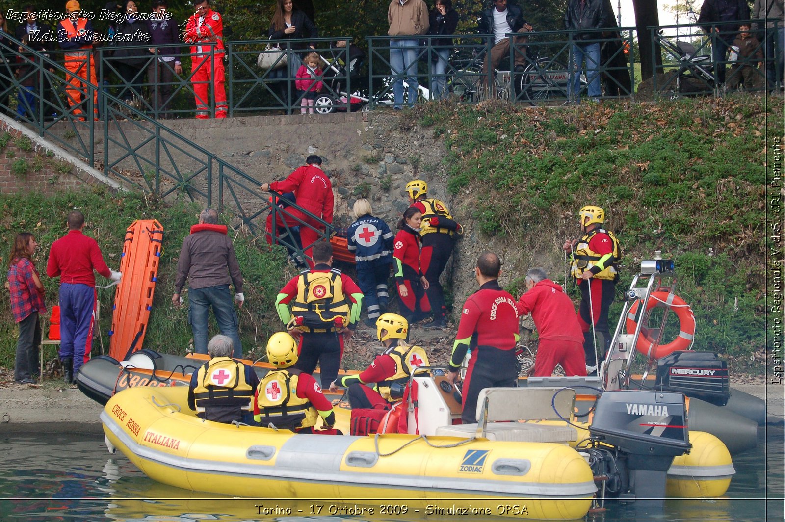 Torino - 17 Ottobre 2009 - Simulazione OPSA -  Croce Rossa Italiana - Ispettorato Regionale Volontari del Soccorso Piemonte