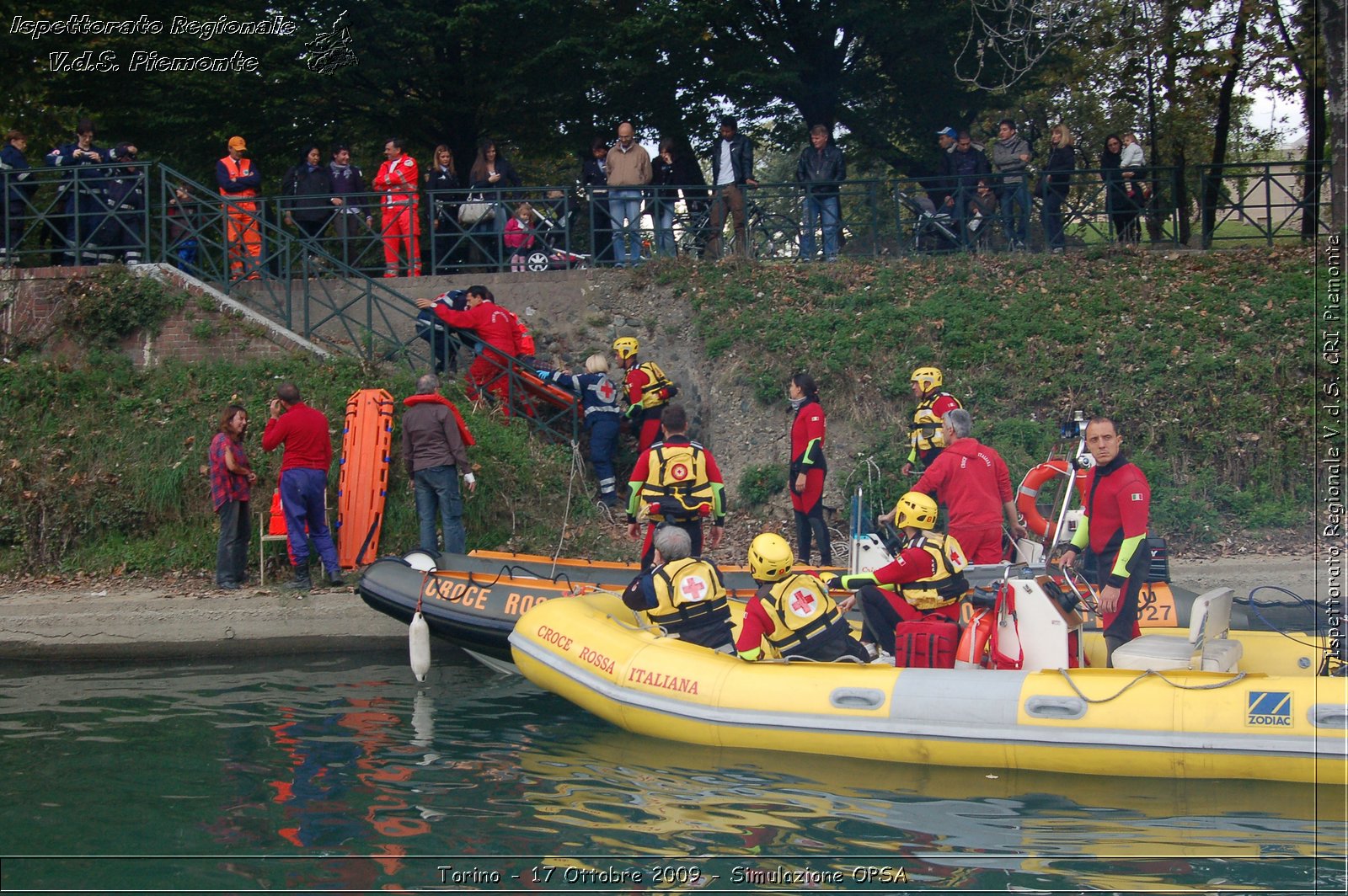 Torino - 17 Ottobre 2009 - Simulazione OPSA -  Croce Rossa Italiana - Ispettorato Regionale Volontari del Soccorso Piemonte