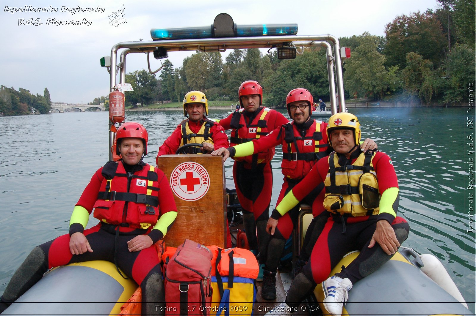 Torino - 17 Ottobre 2009 - Simulazione OPSA -  Croce Rossa Italiana - Ispettorato Regionale Volontari del Soccorso Piemonte