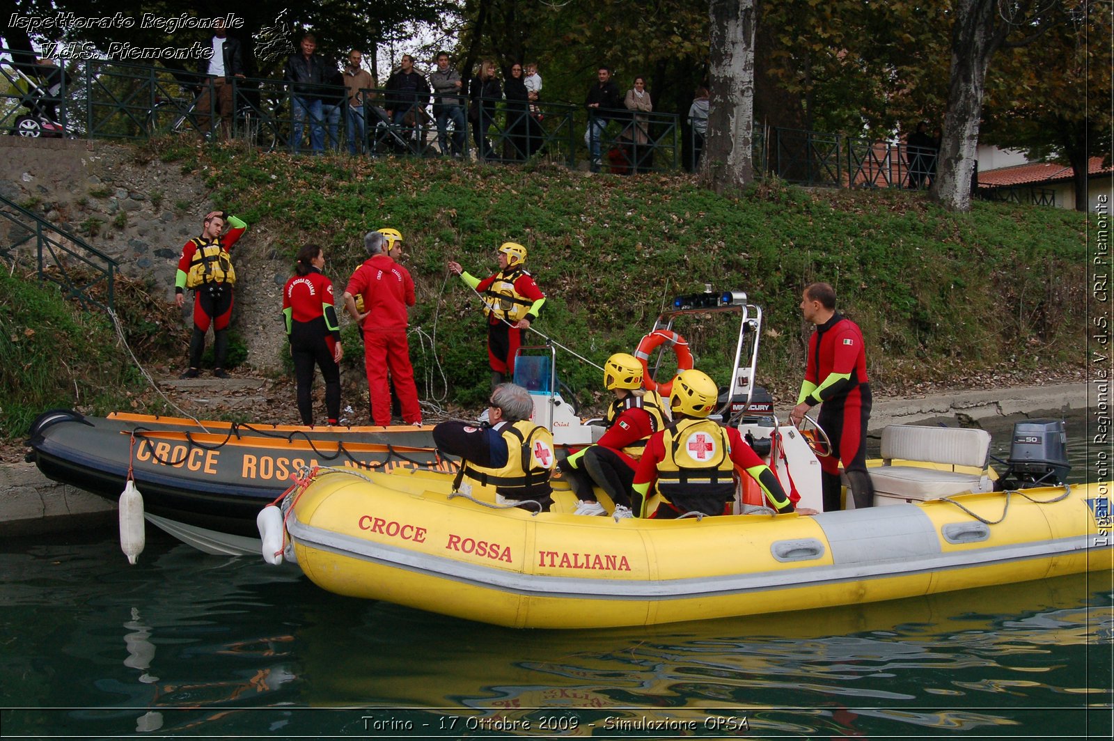 Torino - 17 Ottobre 2009 - Simulazione OPSA -  Croce Rossa Italiana - Ispettorato Regionale Volontari del Soccorso Piemonte