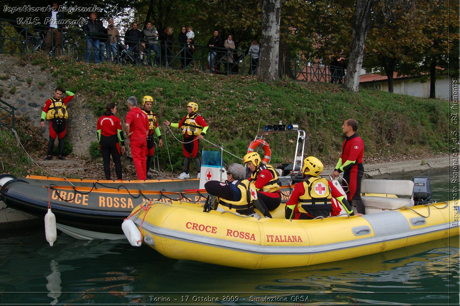 Torino - 17 Ottobre 2009 - Simulazione OPSA -  Croce Rossa Italiana - Ispettorato Regionale Volontari del Soccorso Piemonte