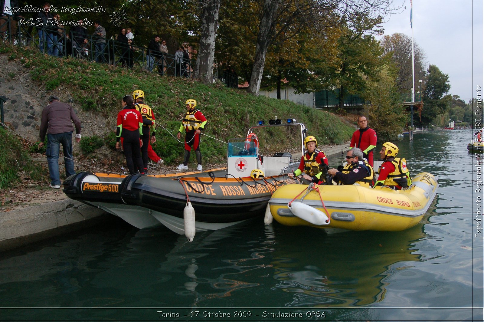 Torino - 17 Ottobre 2009 - Simulazione OPSA -  Croce Rossa Italiana - Ispettorato Regionale Volontari del Soccorso Piemonte