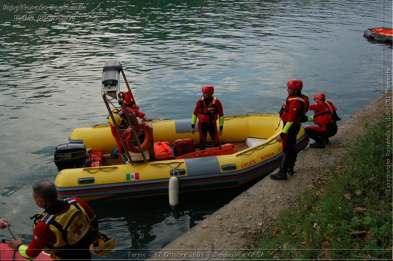 Torino - 17 Ottobre 2009 - Simulazione OPSA -  Croce Rossa Italiana - Ispettorato Regionale Volontari del Soccorso Piemonte