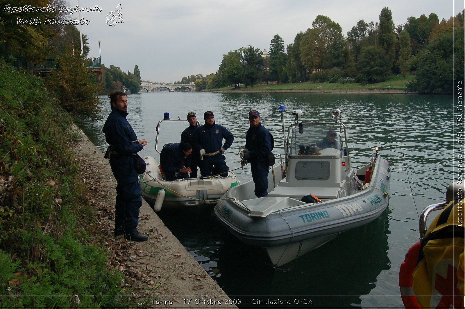 Torino - 17 Ottobre 2009 - Simulazione OPSA -  Croce Rossa Italiana - Ispettorato Regionale Volontari del Soccorso Piemonte