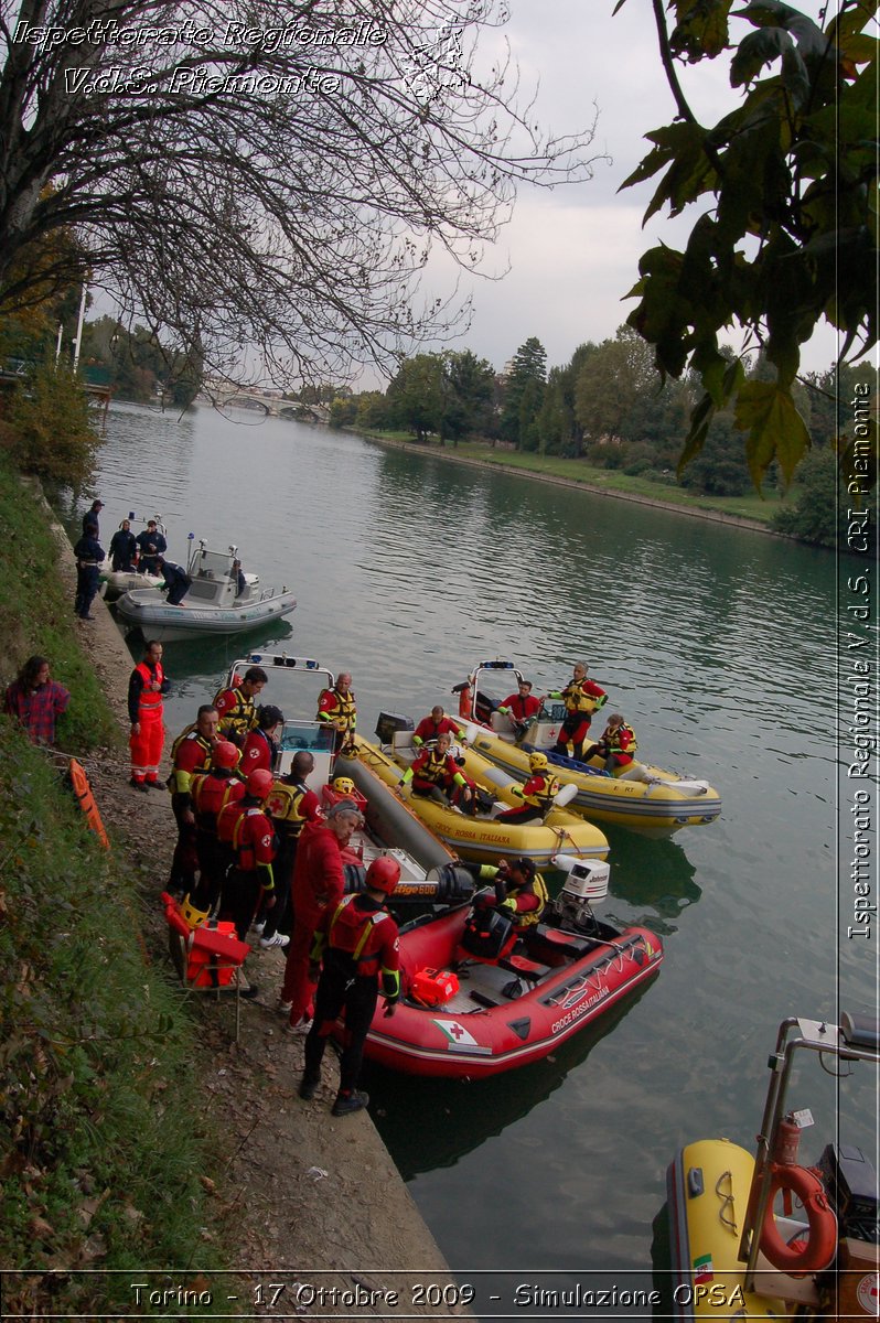 Torino - 17 Ottobre 2009 - Simulazione OPSA -  Croce Rossa Italiana - Ispettorato Regionale Volontari del Soccorso Piemonte