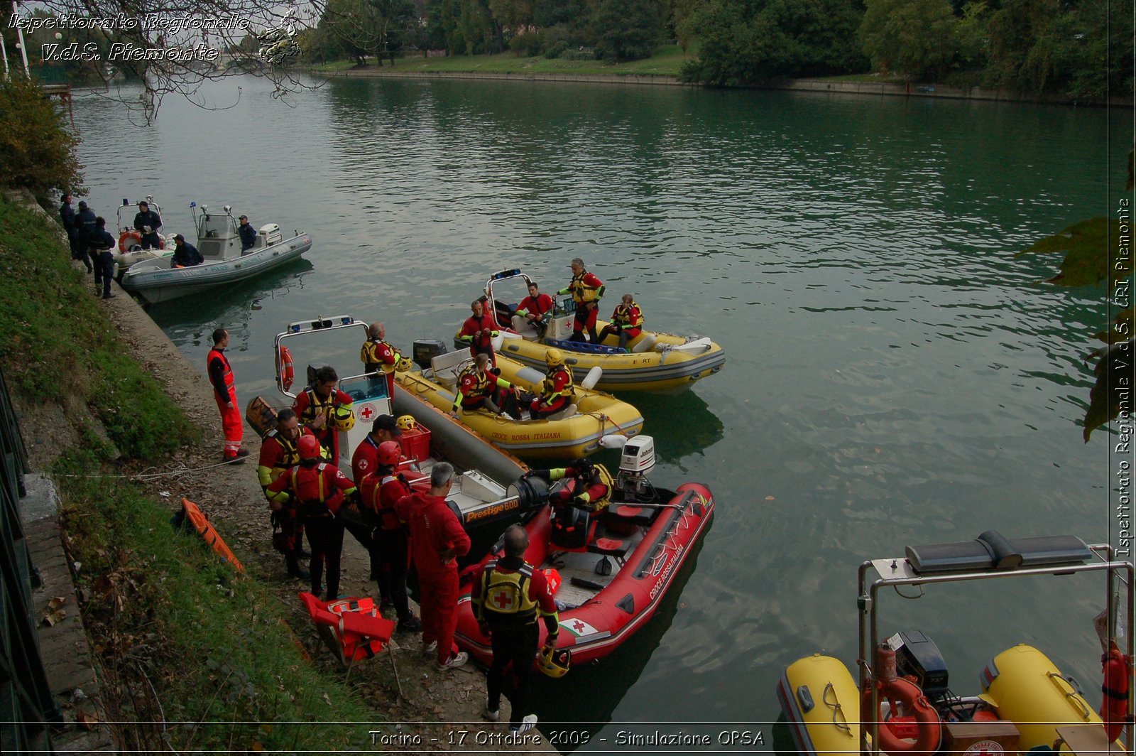 Torino - 17 Ottobre 2009 - Simulazione OPSA -  Croce Rossa Italiana - Ispettorato Regionale Volontari del Soccorso Piemonte