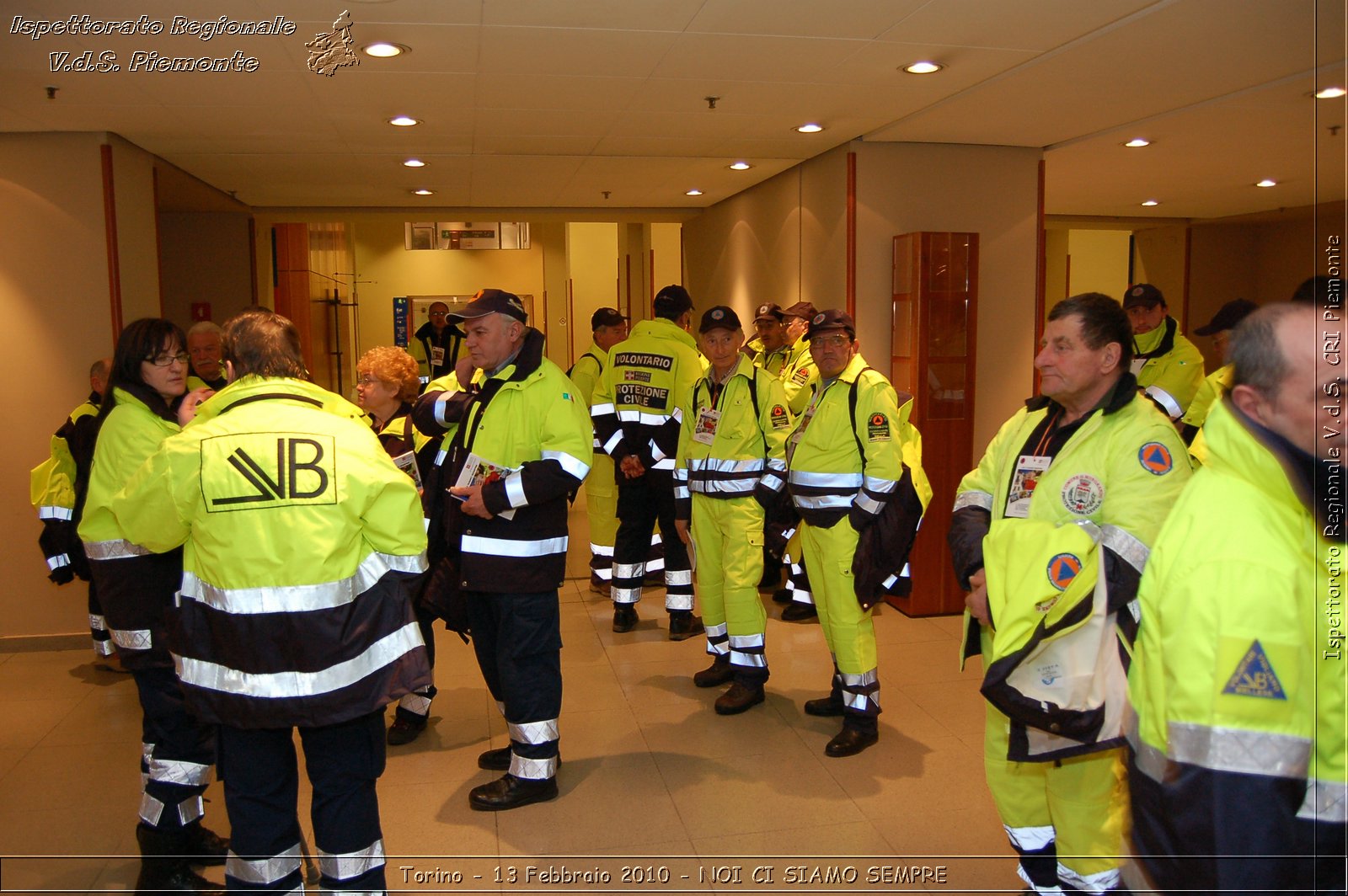 Torino - 13 Febbraio 2010 - NOI CI SIAMO SEMPRE - Il volontariato di protezione civile, una risorsa per la societ -  Croce Rossa Italiana - Ispettorato Regionale Volontari del Soccorso Piemonte