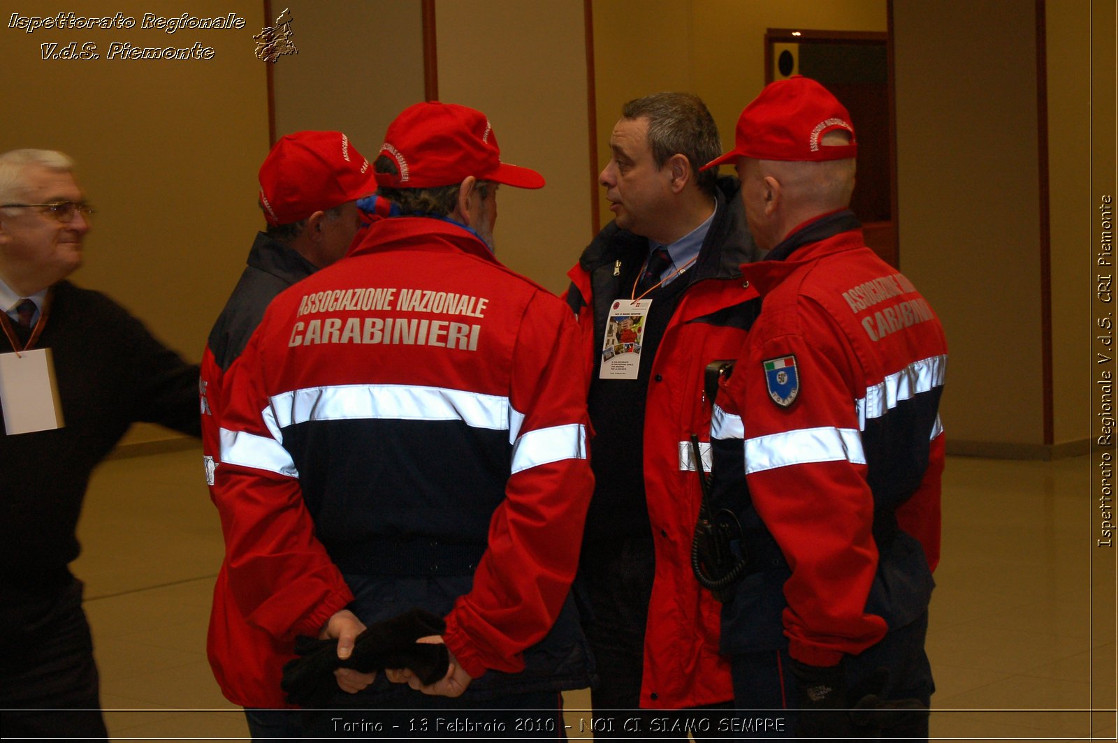 Torino - 13 Febbraio 2010 - NOI CI SIAMO SEMPRE - Il volontariato di protezione civile, una risorsa per la societ -  Croce Rossa Italiana - Ispettorato Regionale Volontari del Soccorso Piemonte