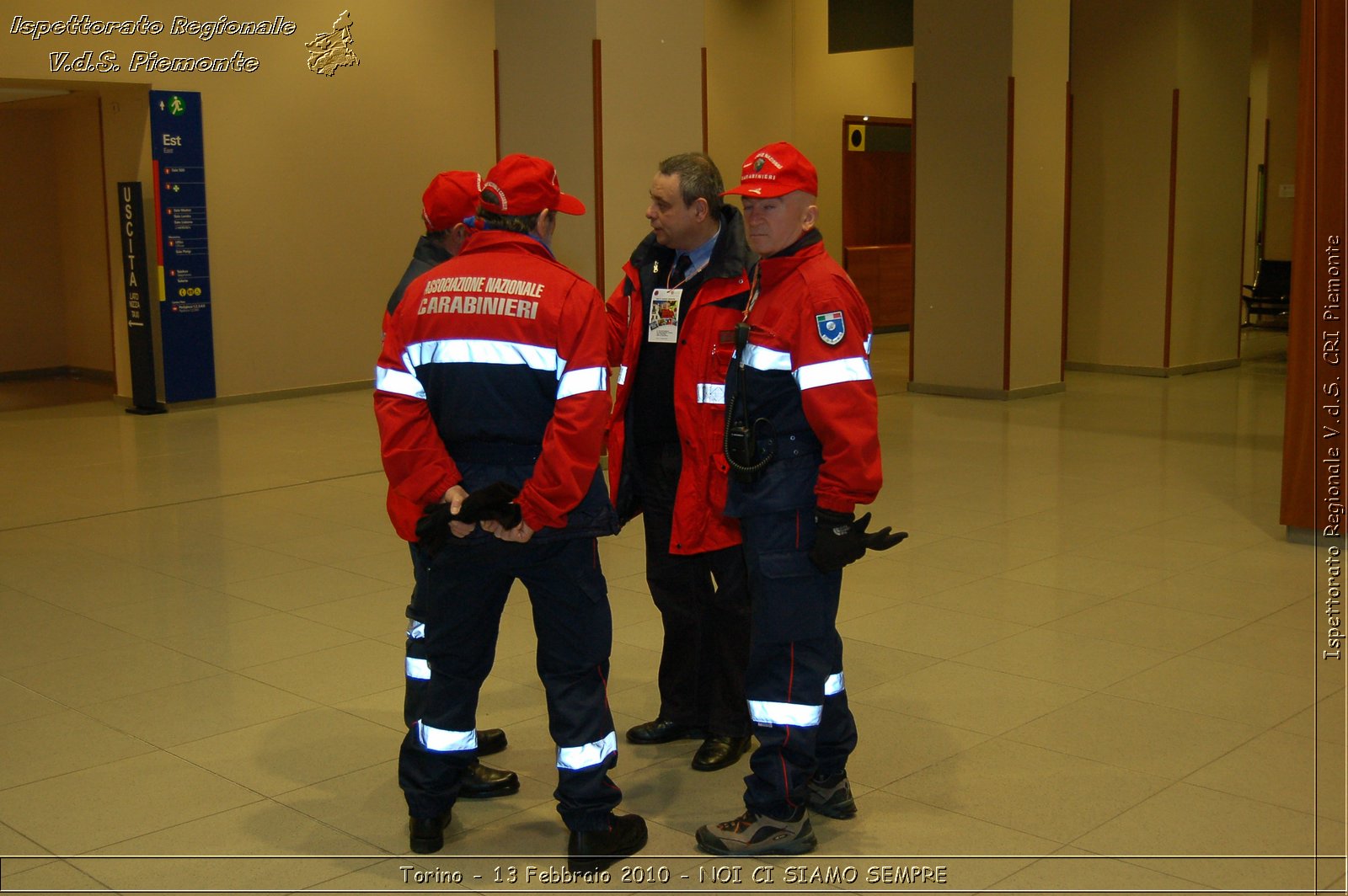 Torino - 13 Febbraio 2010 - NOI CI SIAMO SEMPRE - Il volontariato di protezione civile, una risorsa per la societ -  Croce Rossa Italiana - Ispettorato Regionale Volontari del Soccorso Piemonte