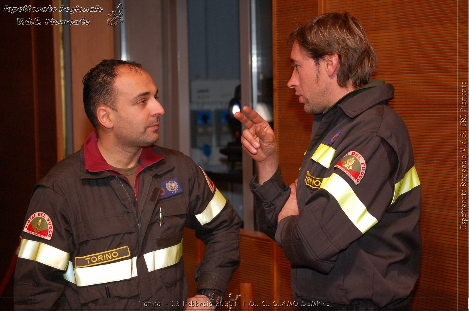 Torino - 13 Febbraio 2010 - NOI CI SIAMO SEMPRE - Il volontariato di protezione civile, una risorsa per la societ -  Croce Rossa Italiana - Ispettorato Regionale Volontari del Soccorso Piemonte