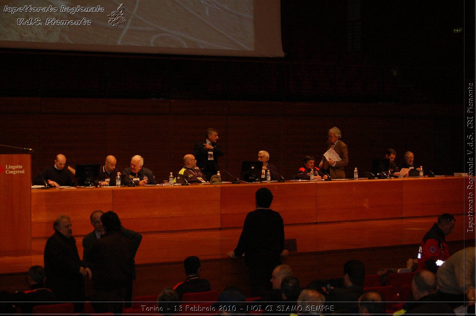 Torino - 13 Febbraio 2010 - NOI CI SIAMO SEMPRE - Il volontariato di protezione civile, una risorsa per la societ -  Croce Rossa Italiana - Ispettorato Regionale Volontari del Soccorso Piemonte