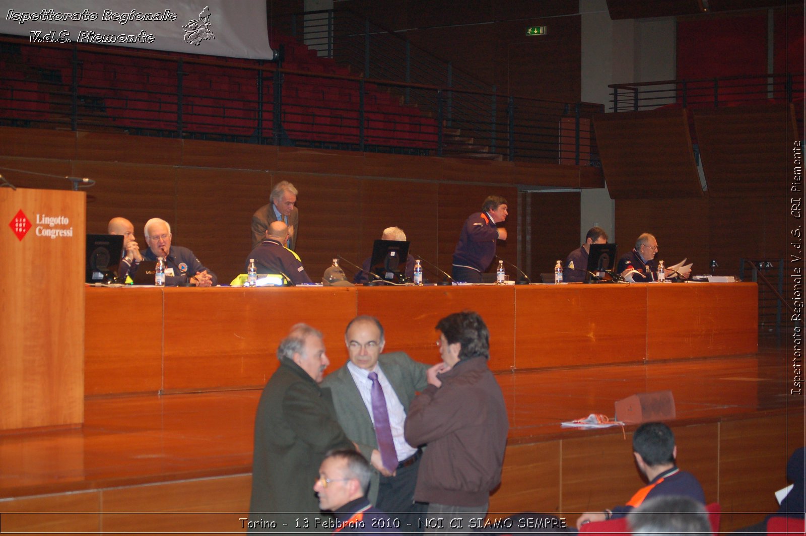 Torino - 13 Febbraio 2010 - NOI CI SIAMO SEMPRE - Il volontariato di protezione civile, una risorsa per la societ -  Croce Rossa Italiana - Ispettorato Regionale Volontari del Soccorso Piemonte