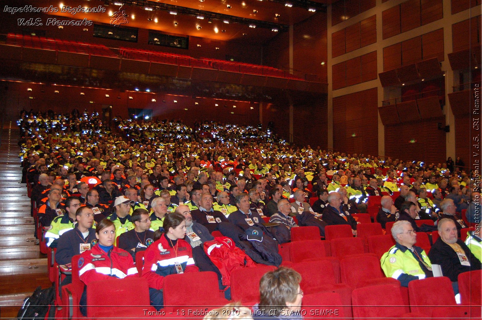 Torino - 13 Febbraio 2010 - NOI CI SIAMO SEMPRE - Il volontariato di protezione civile, una risorsa per la societ -  Croce Rossa Italiana - Ispettorato Regionale Volontari del Soccorso Piemonte