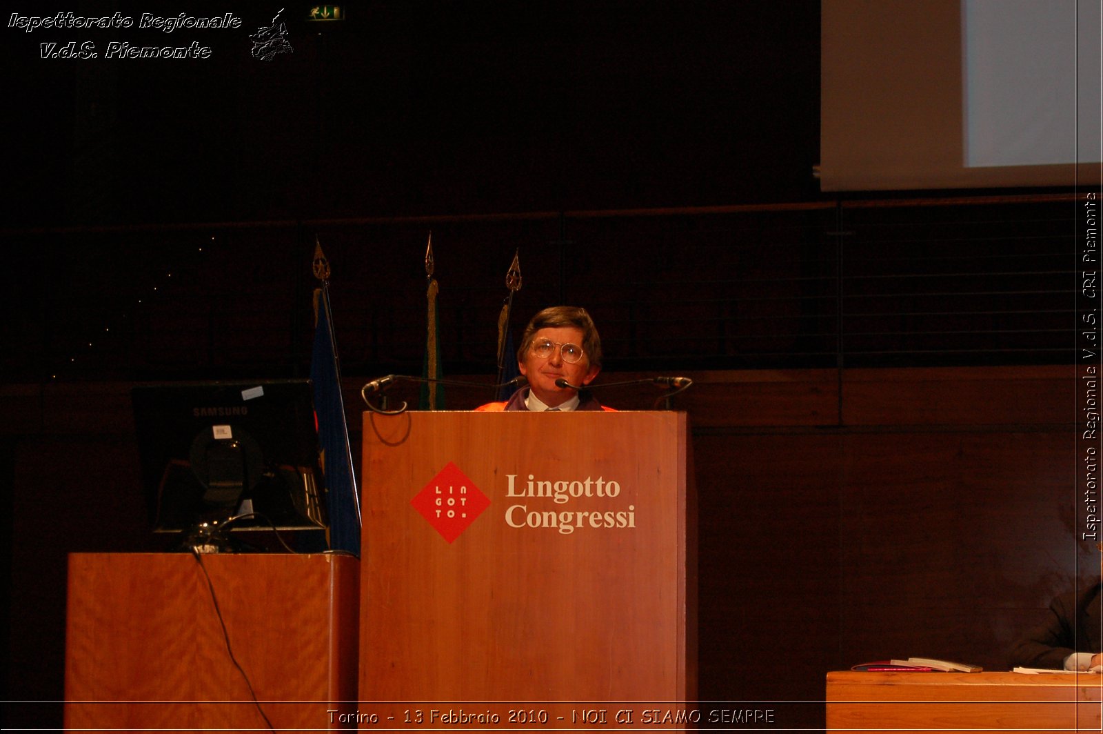 Torino - 13 Febbraio 2010 - NOI CI SIAMO SEMPRE - Il volontariato di protezione civile, una risorsa per la societ -  Croce Rossa Italiana - Ispettorato Regionale Volontari del Soccorso Piemonte