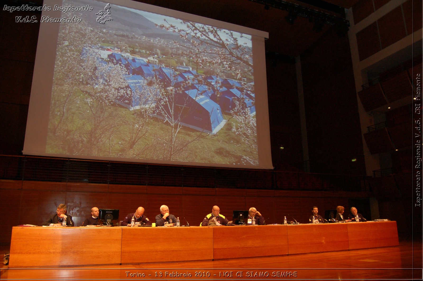 Torino - 13 Febbraio 2010 - NOI CI SIAMO SEMPRE - Il volontariato di protezione civile, una risorsa per la societ -  Croce Rossa Italiana - Ispettorato Regionale Volontari del Soccorso Piemonte