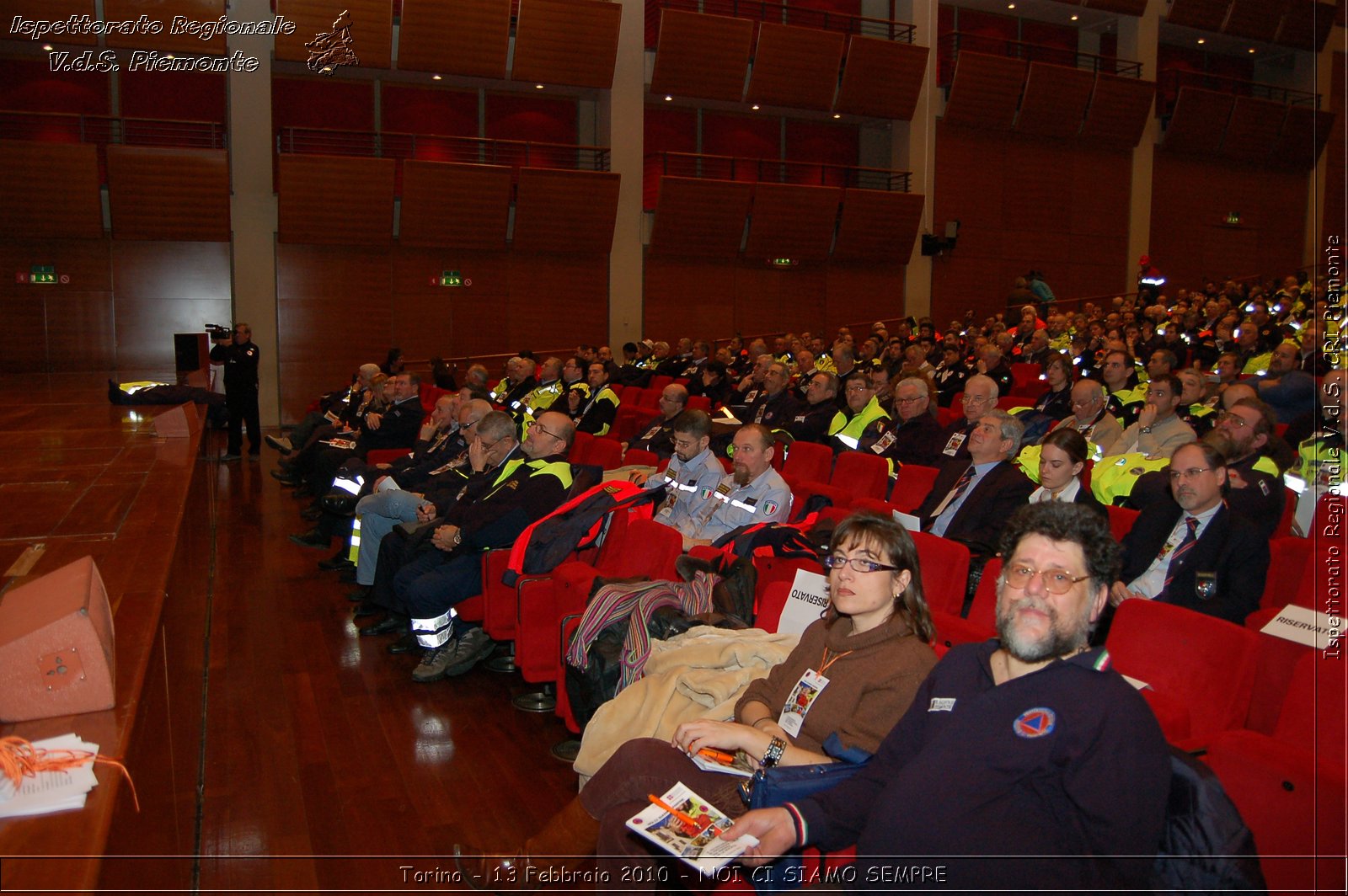 Torino - 13 Febbraio 2010 - NOI CI SIAMO SEMPRE - Il volontariato di protezione civile, una risorsa per la societ -  Croce Rossa Italiana - Ispettorato Regionale Volontari del Soccorso Piemonte