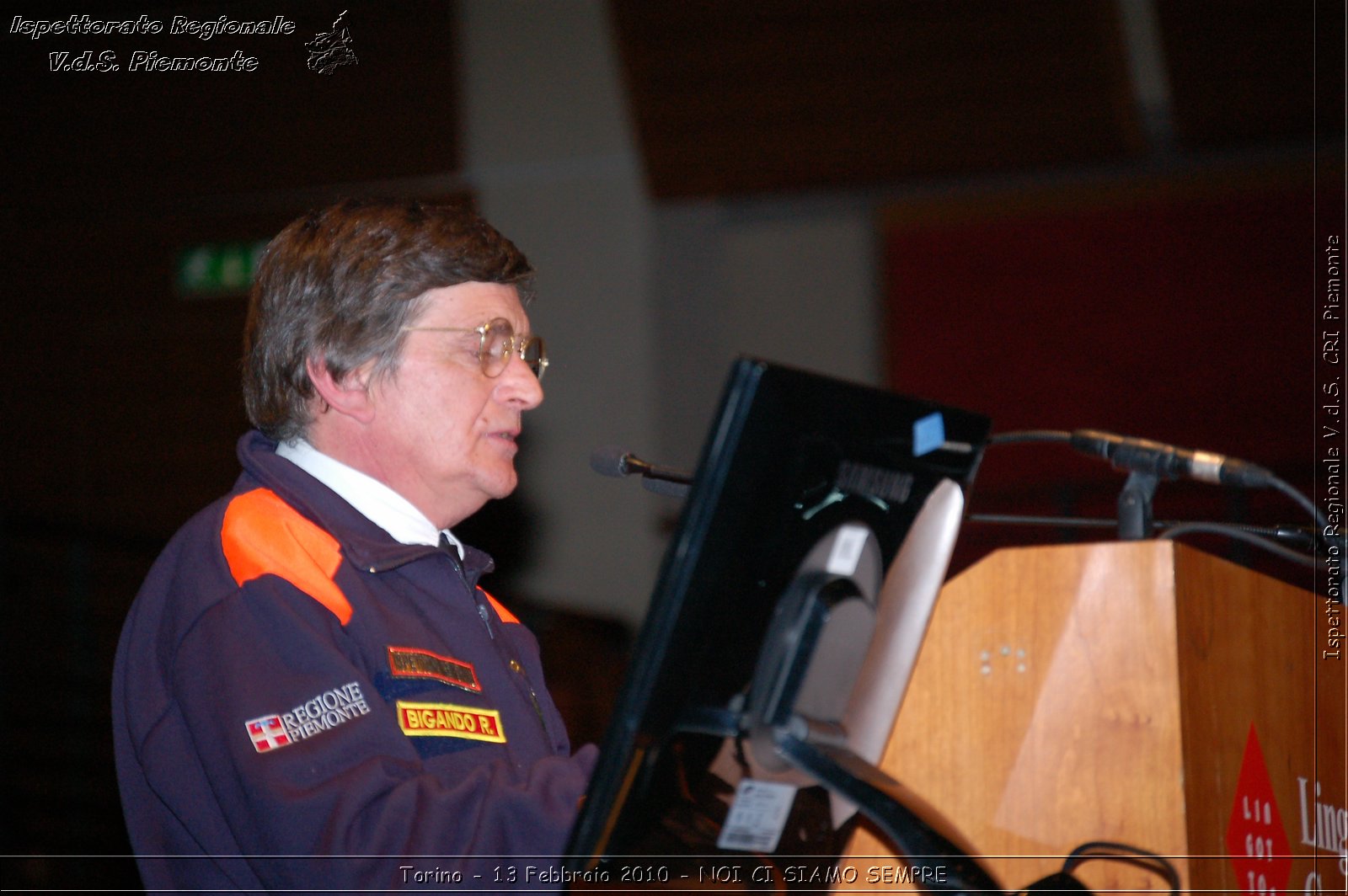 Torino - 13 Febbraio 2010 - NOI CI SIAMO SEMPRE - Il volontariato di protezione civile, una risorsa per la societ -  Croce Rossa Italiana - Ispettorato Regionale Volontari del Soccorso Piemonte