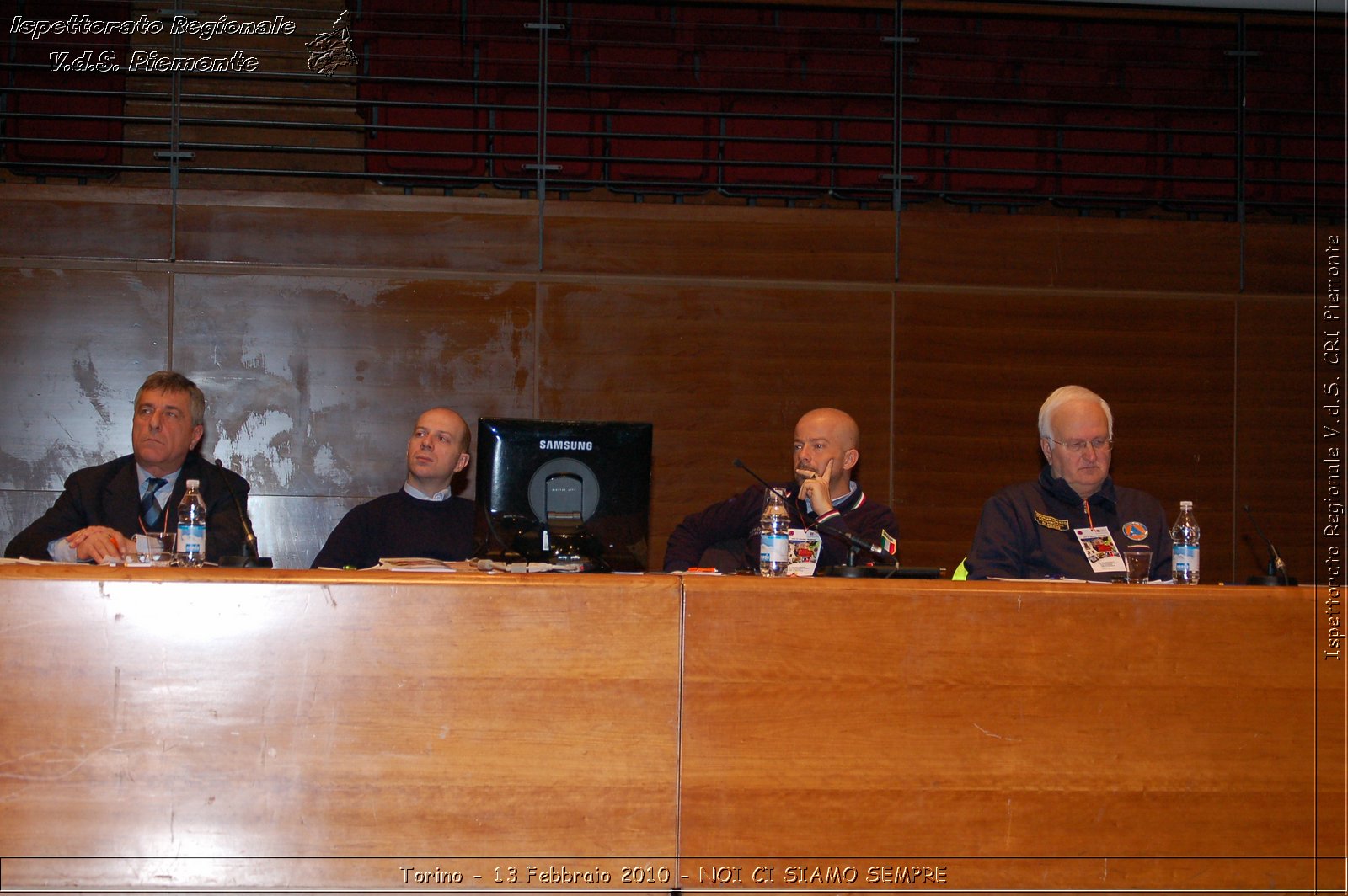 Torino - 13 Febbraio 2010 - NOI CI SIAMO SEMPRE - Il volontariato di protezione civile, una risorsa per la societ -  Croce Rossa Italiana - Ispettorato Regionale Volontari del Soccorso Piemonte