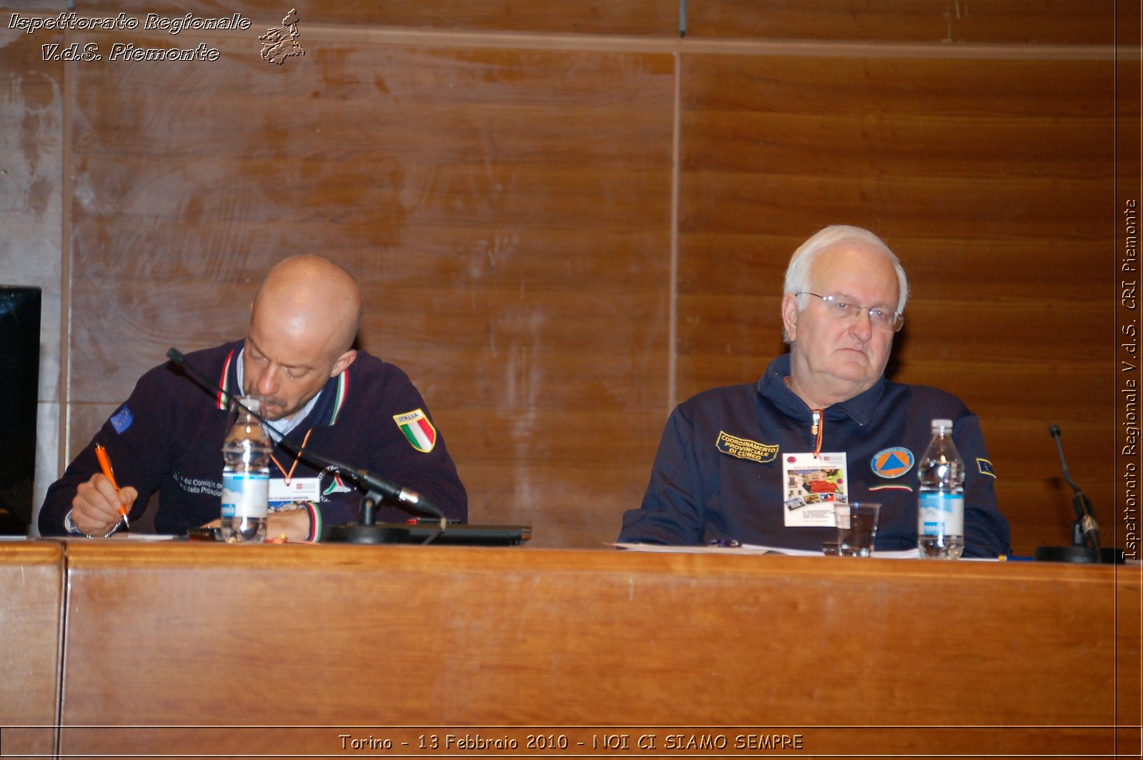 Torino - 13 Febbraio 2010 - NOI CI SIAMO SEMPRE - Il volontariato di protezione civile, una risorsa per la societ -  Croce Rossa Italiana - Ispettorato Regionale Volontari del Soccorso Piemonte