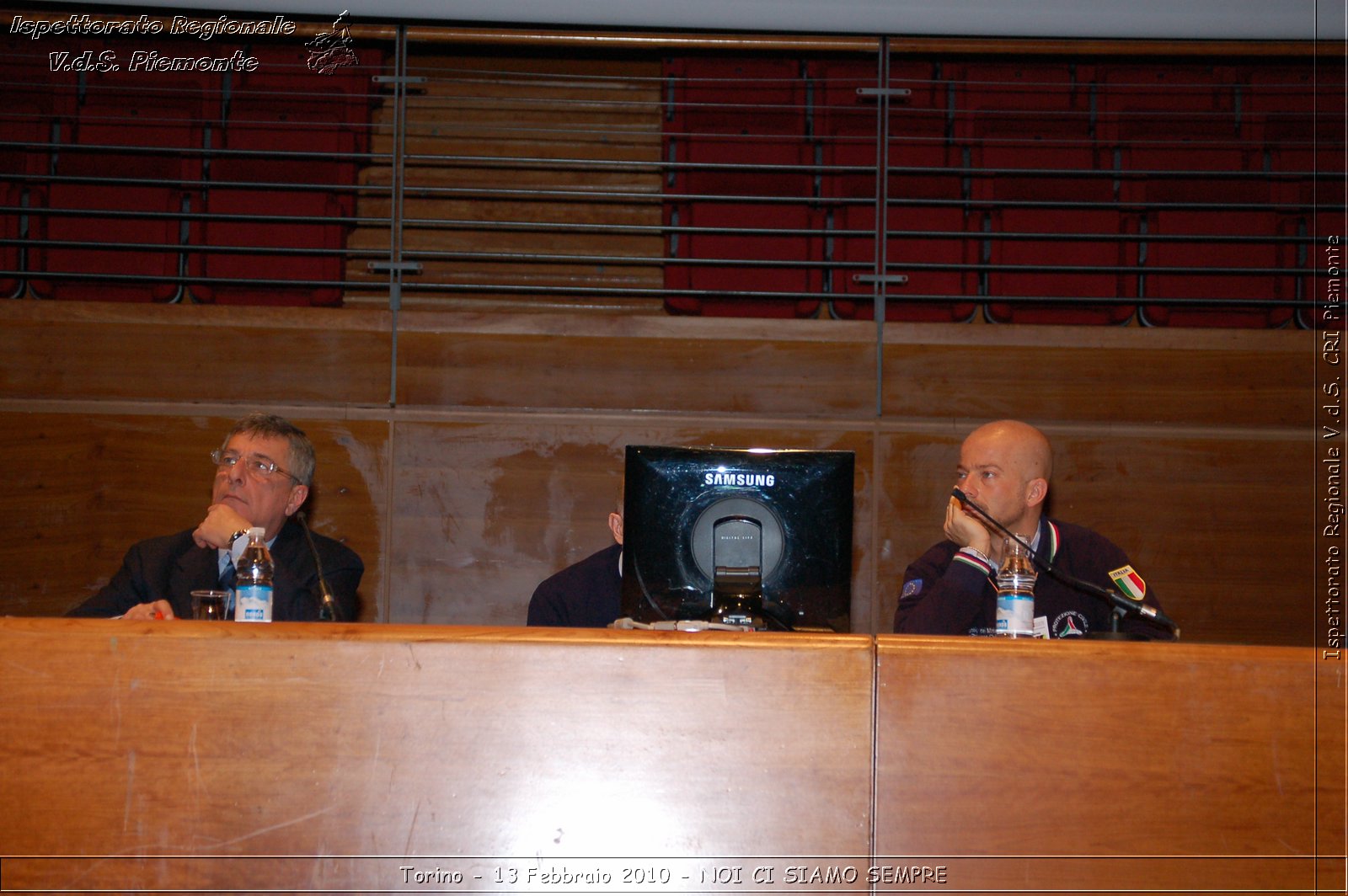 Torino - 13 Febbraio 2010 - NOI CI SIAMO SEMPRE - Il volontariato di protezione civile, una risorsa per la societ -  Croce Rossa Italiana - Ispettorato Regionale Volontari del Soccorso Piemonte