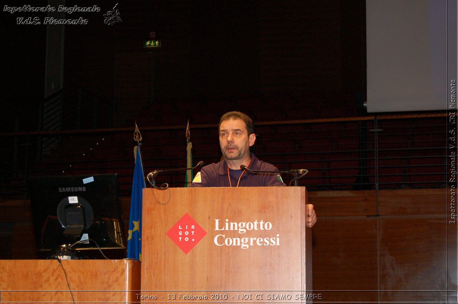 Torino - 13 Febbraio 2010 - NOI CI SIAMO SEMPRE - Il volontariato di protezione civile, una risorsa per la societ -  Croce Rossa Italiana - Ispettorato Regionale Volontari del Soccorso Piemonte