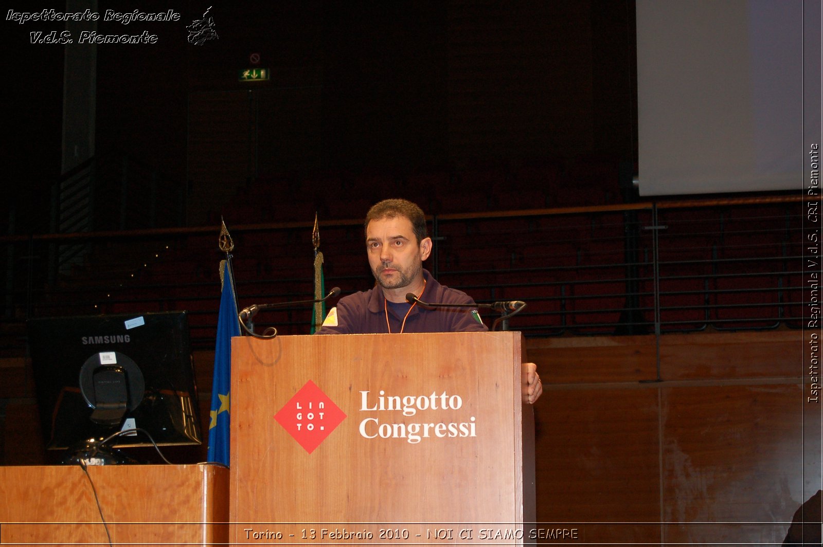 Torino - 13 Febbraio 2010 - NOI CI SIAMO SEMPRE - Il volontariato di protezione civile, una risorsa per la societ -  Croce Rossa Italiana - Ispettorato Regionale Volontari del Soccorso Piemonte