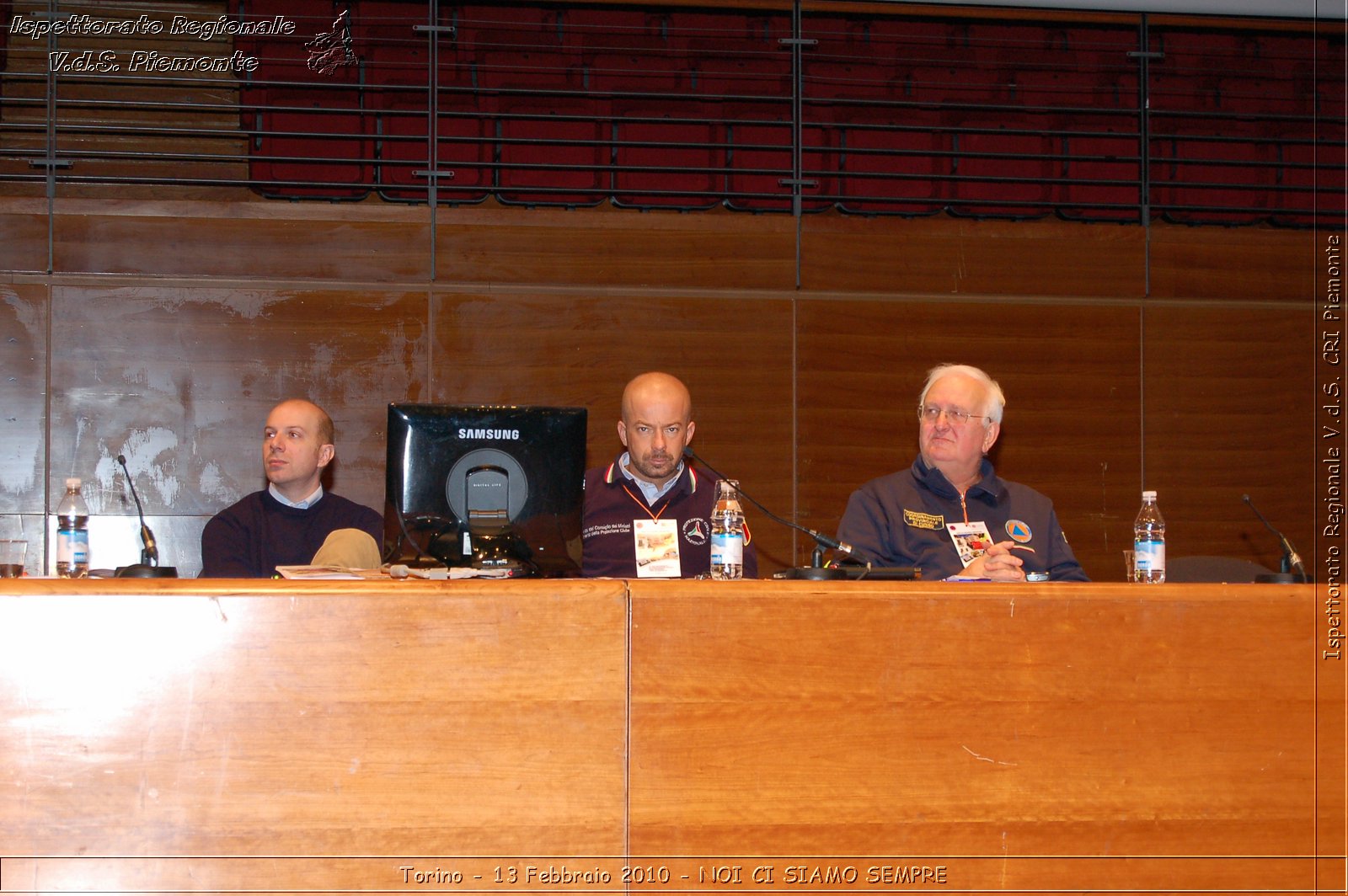 Torino - 13 Febbraio 2010 - NOI CI SIAMO SEMPRE - Il volontariato di protezione civile, una risorsa per la societ -  Croce Rossa Italiana - Ispettorato Regionale Volontari del Soccorso Piemonte