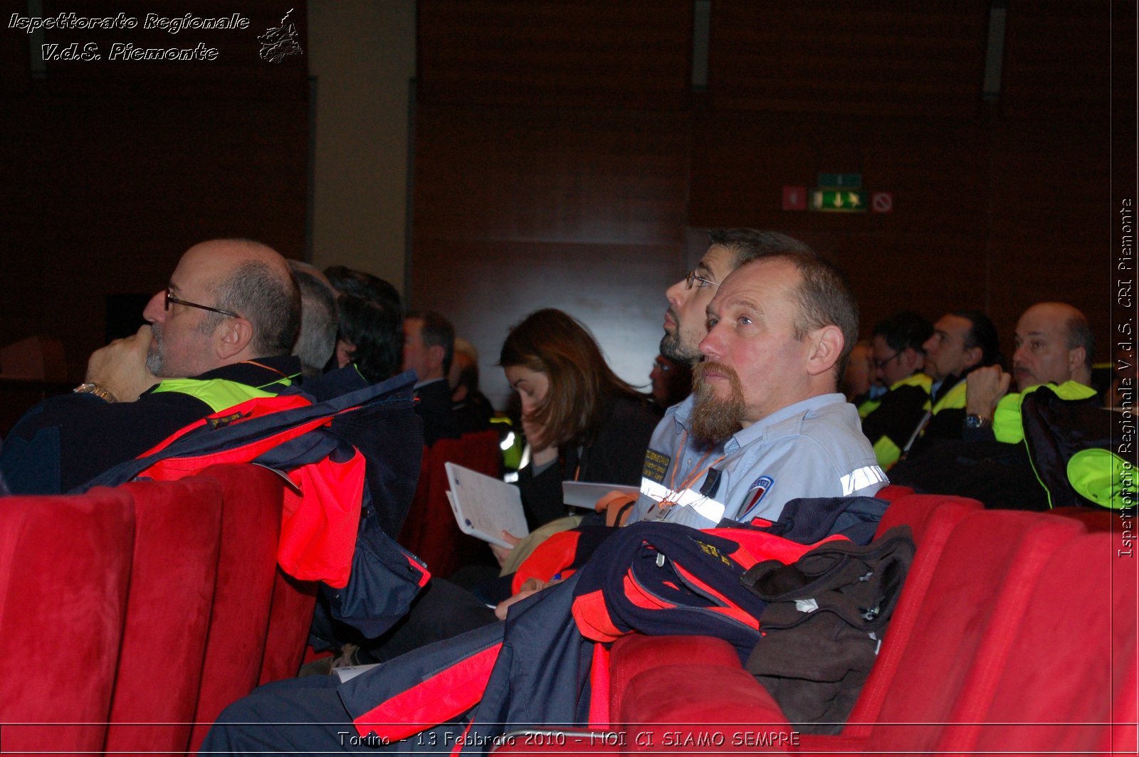 Torino - 13 Febbraio 2010 - NOI CI SIAMO SEMPRE - Il volontariato di protezione civile, una risorsa per la societ -  Croce Rossa Italiana - Ispettorato Regionale Volontari del Soccorso Piemonte