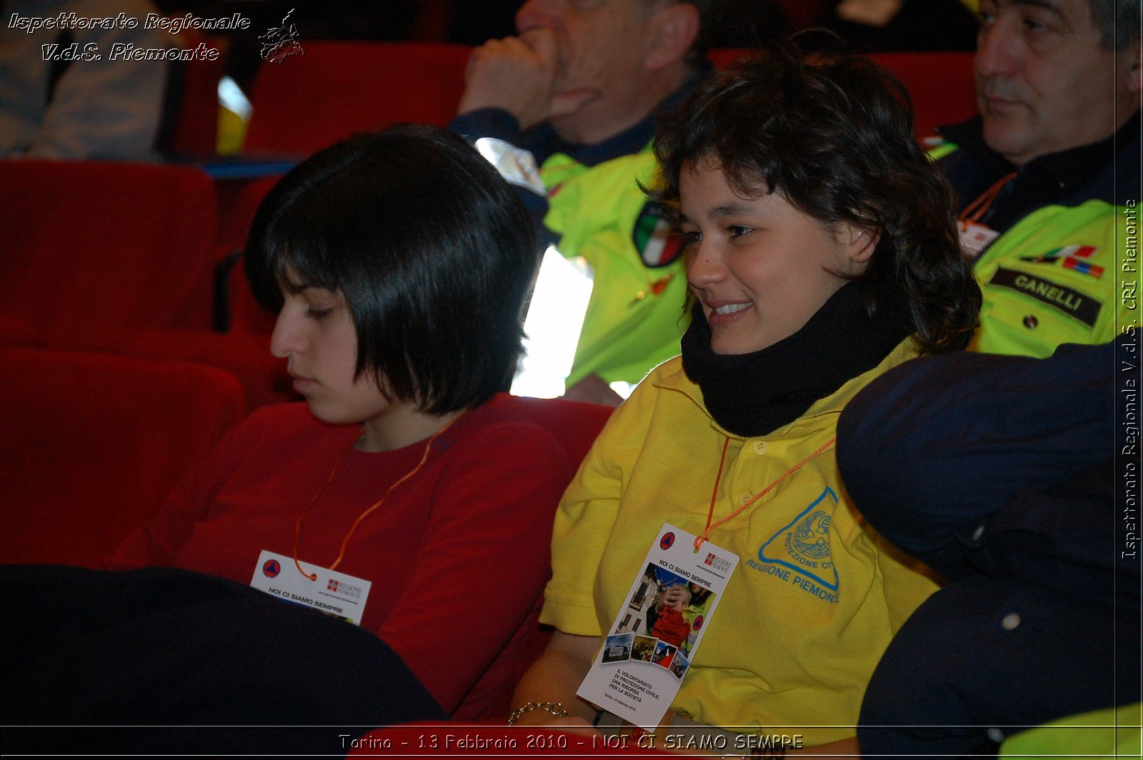 Torino - 13 Febbraio 2010 - NOI CI SIAMO SEMPRE - Il volontariato di protezione civile, una risorsa per la societ -  Croce Rossa Italiana - Ispettorato Regionale Volontari del Soccorso Piemonte