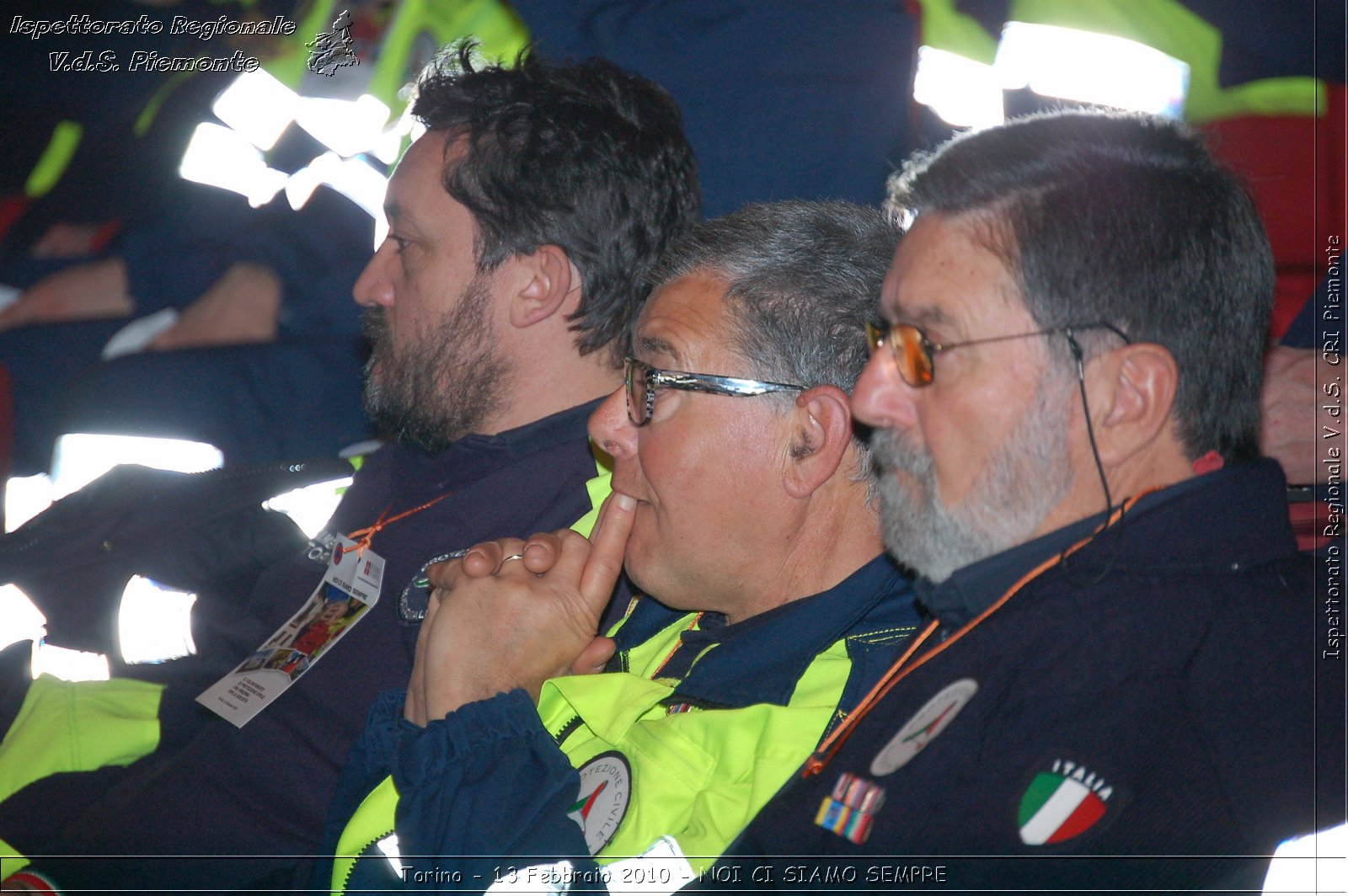 Torino - 13 Febbraio 2010 - NOI CI SIAMO SEMPRE - Il volontariato di protezione civile, una risorsa per la societ -  Croce Rossa Italiana - Ispettorato Regionale Volontari del Soccorso Piemonte