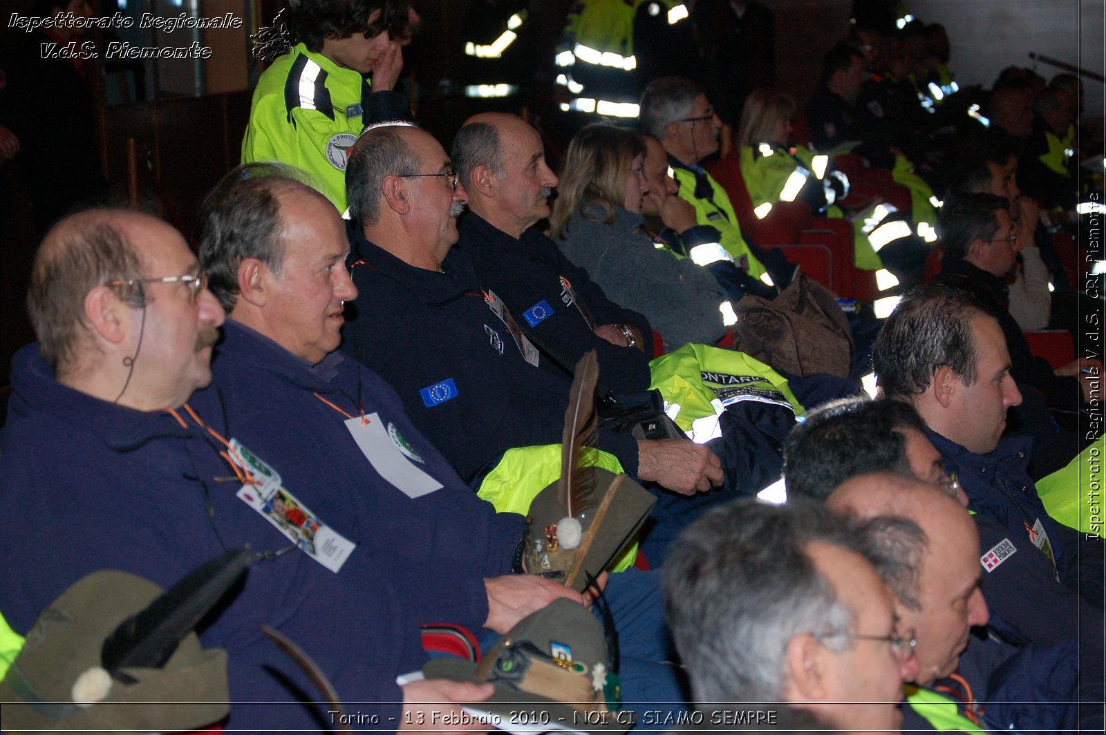 Torino - 13 Febbraio 2010 - NOI CI SIAMO SEMPRE - Il volontariato di protezione civile, una risorsa per la societ -  Croce Rossa Italiana - Ispettorato Regionale Volontari del Soccorso Piemonte