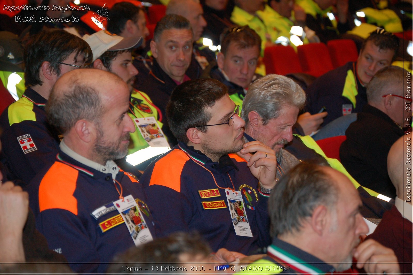 Torino - 13 Febbraio 2010 - NOI CI SIAMO SEMPRE - Il volontariato di protezione civile, una risorsa per la societ -  Croce Rossa Italiana - Ispettorato Regionale Volontari del Soccorso Piemonte