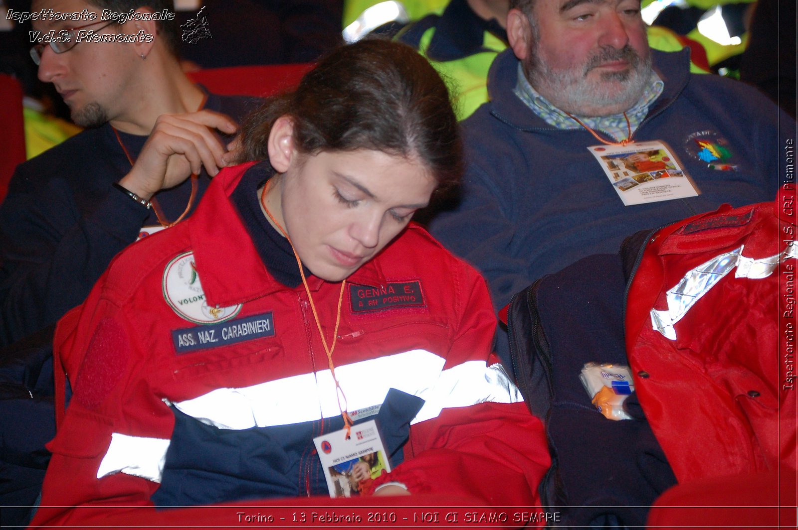 Torino - 13 Febbraio 2010 - NOI CI SIAMO SEMPRE - Il volontariato di protezione civile, una risorsa per la societ -  Croce Rossa Italiana - Ispettorato Regionale Volontari del Soccorso Piemonte