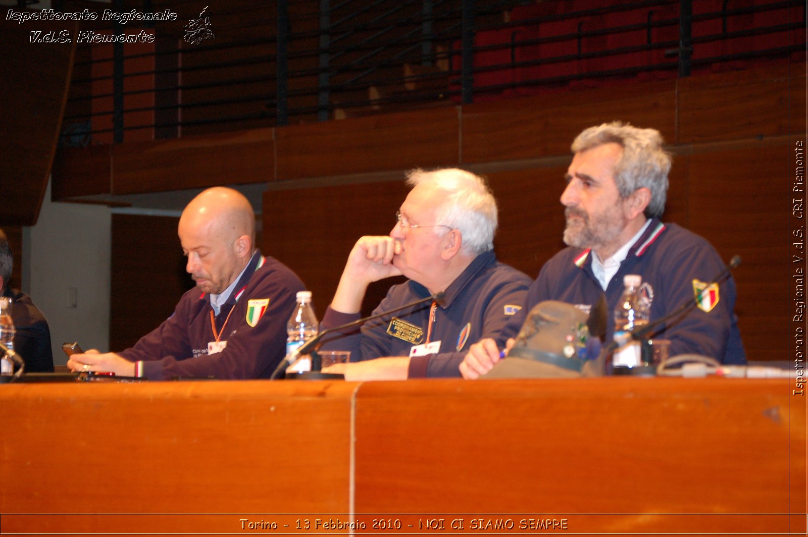 Torino - 13 Febbraio 2010 - NOI CI SIAMO SEMPRE - Il volontariato di protezione civile, una risorsa per la societ -  Croce Rossa Italiana - Ispettorato Regionale Volontari del Soccorso Piemonte