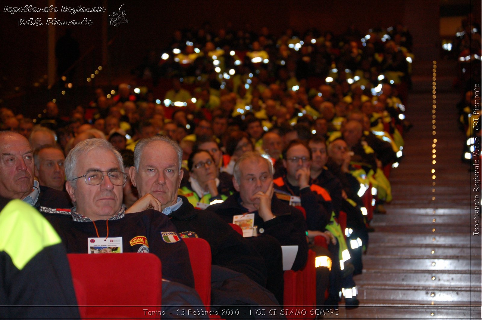 Torino - 13 Febbraio 2010 - NOI CI SIAMO SEMPRE - Il volontariato di protezione civile, una risorsa per la societ -  Croce Rossa Italiana - Ispettorato Regionale Volontari del Soccorso Piemonte