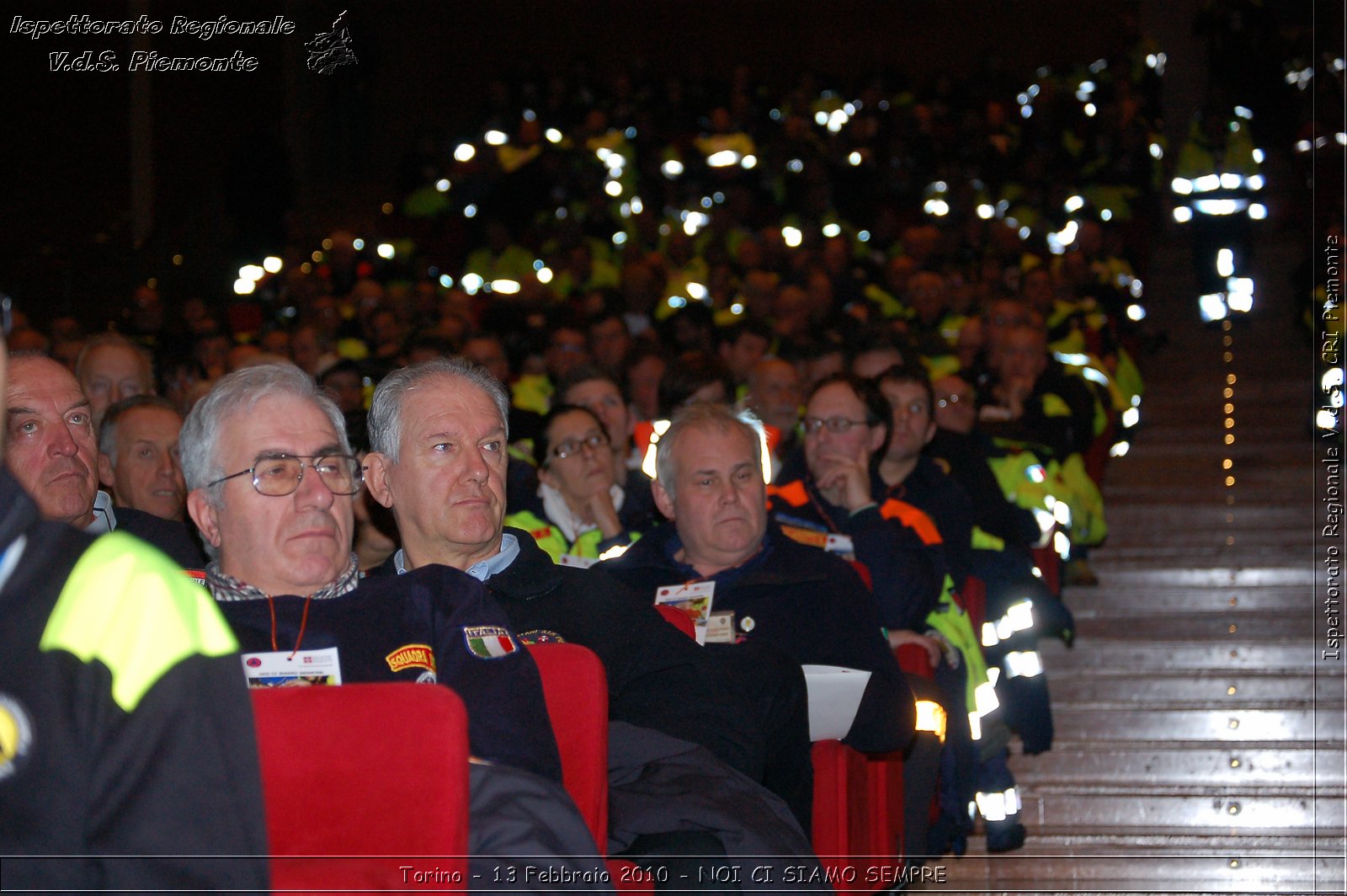 Torino - 13 Febbraio 2010 - NOI CI SIAMO SEMPRE - Il volontariato di protezione civile, una risorsa per la societ -  Croce Rossa Italiana - Ispettorato Regionale Volontari del Soccorso Piemonte