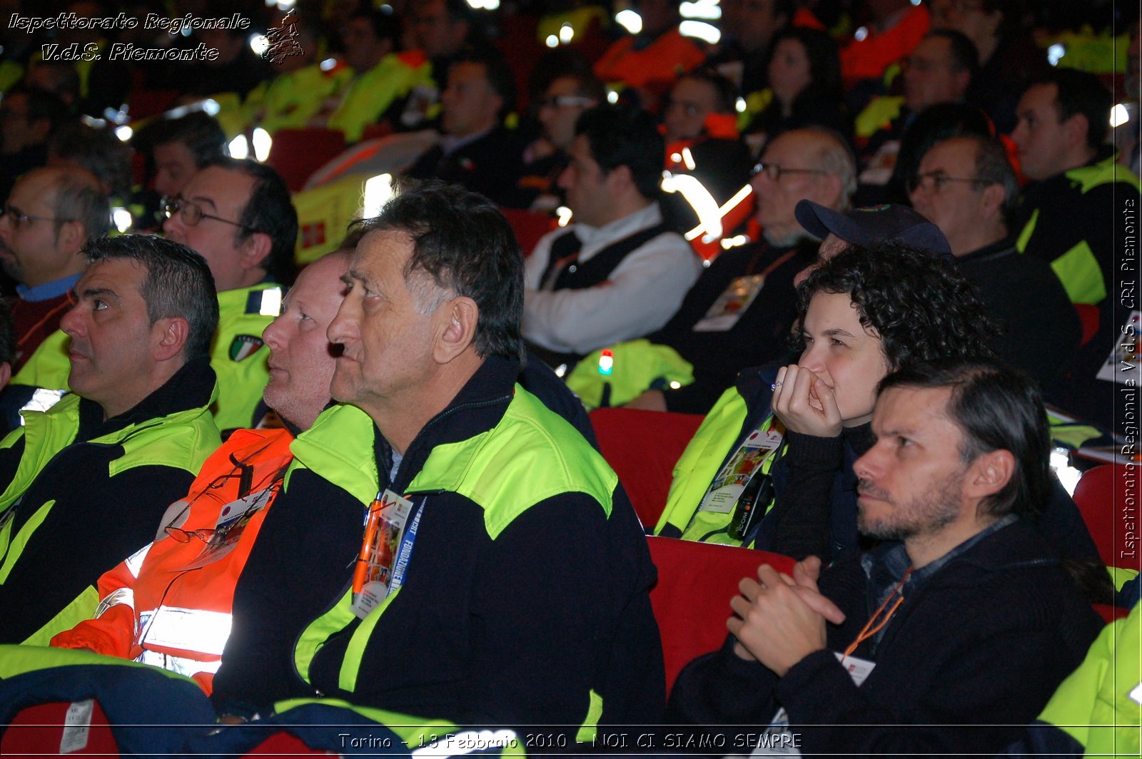 Torino - 13 Febbraio 2010 - NOI CI SIAMO SEMPRE - Il volontariato di protezione civile, una risorsa per la societ -  Croce Rossa Italiana - Ispettorato Regionale Volontari del Soccorso Piemonte