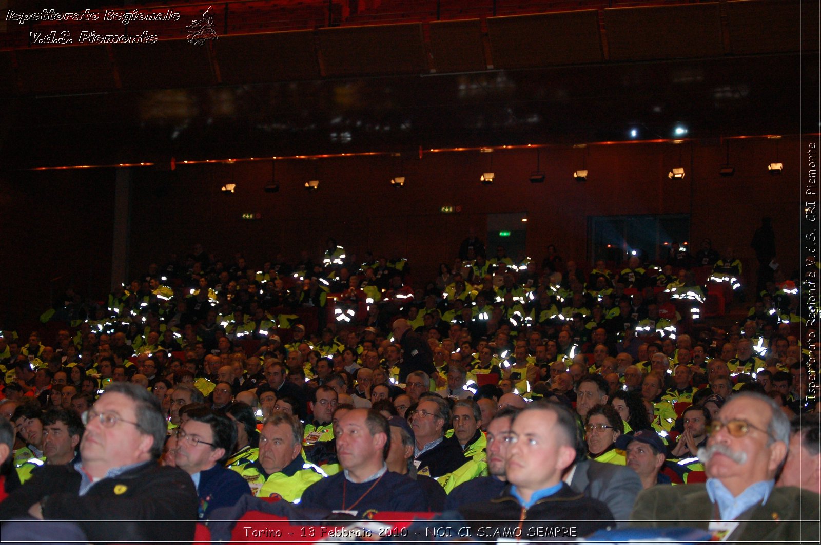 Torino - 13 Febbraio 2010 - NOI CI SIAMO SEMPRE - Il volontariato di protezione civile, una risorsa per la societ -  Croce Rossa Italiana - Ispettorato Regionale Volontari del Soccorso Piemonte